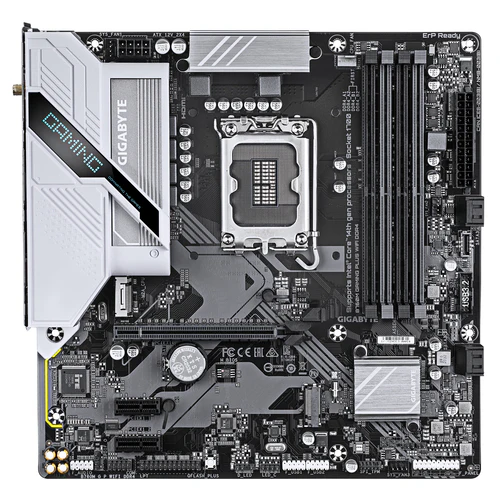 GIGABYTE B760M GAMING PLUS WIFI DDR4 micro ATX Motherboard - Intel B760 LGA 1700 - Image 2
