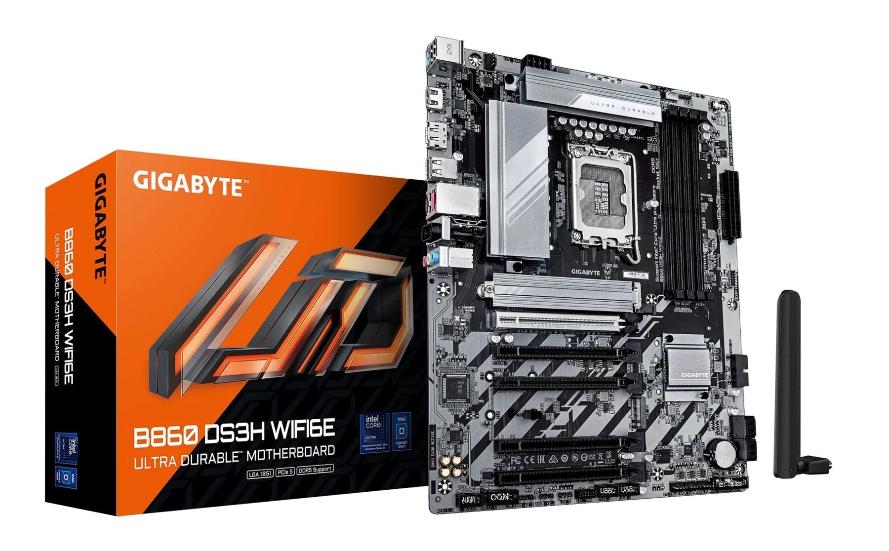 GIGABYTE B860 DS3H WIFI6E ATX motherboard - Intel B860 LGA 1851