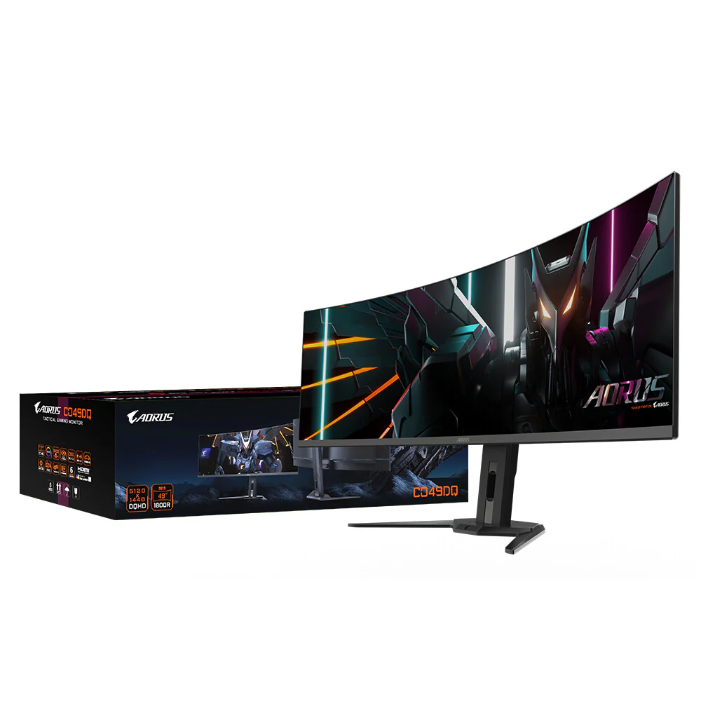 Gigabyte CO49DQ OLED - 124.5 cm (49") - 5120 x 1440 pixels DQHD OLED Curved Gaming Monitor - Image 3