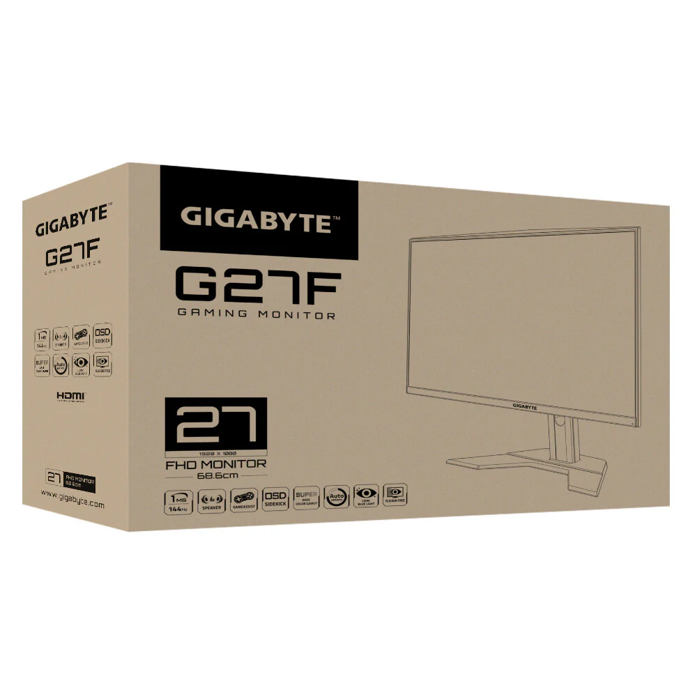 Gigabyte G27F - 68.6 cm (27") 1920 x 1080p Full HD LCD Monitor - Image 8
