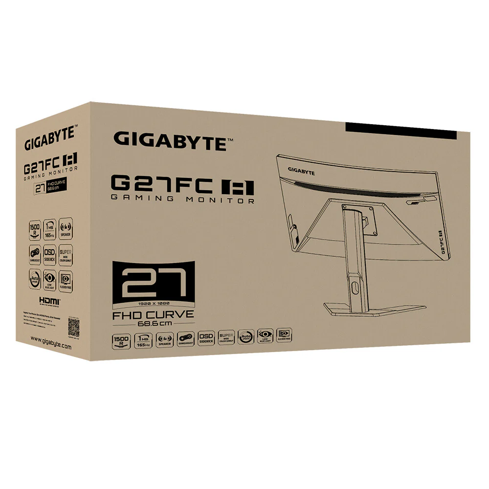 Gigabyte G27FC A - 68.6 cm (27") 1920 x 1080p Full HD Monitor - Image 9