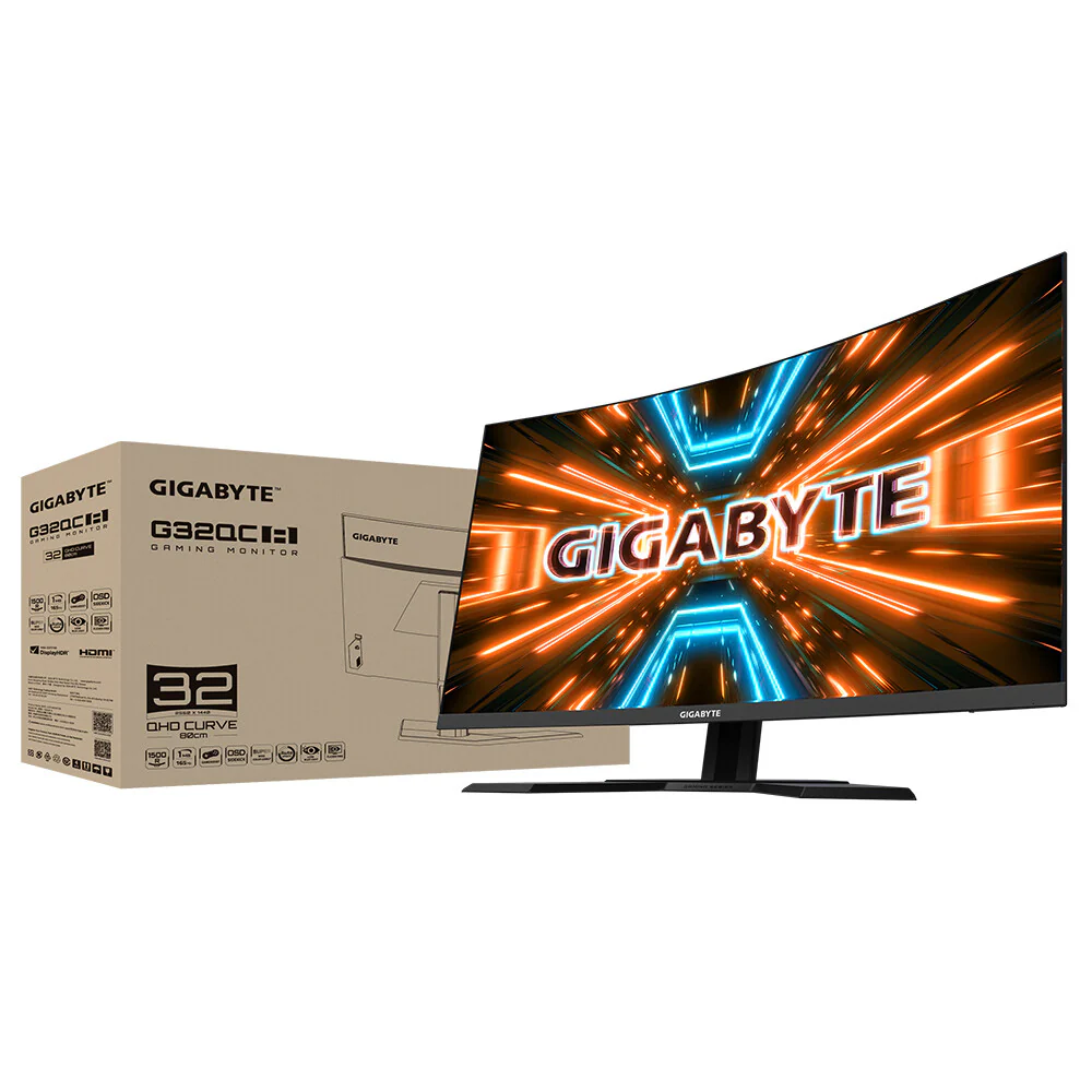 Gigabyte G32QCA - 80 cm (31.5") - 2560 x 1440 pixels 2K UHD LED Monitor - Image 8