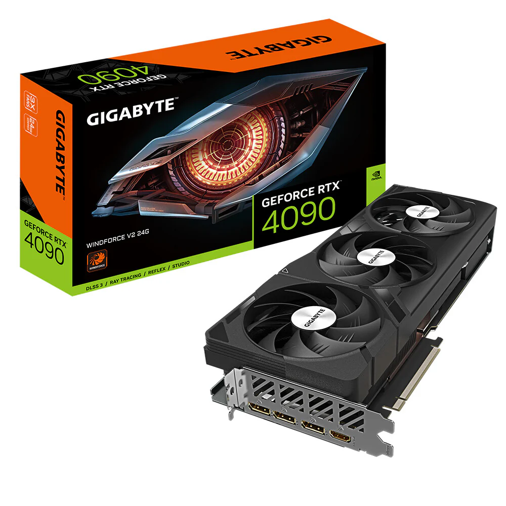 Gigabyte WINDFORCE V2 - NVIDIA 24 GB GDDR6X GeForce RTX 4090 graphics card - Image 2
