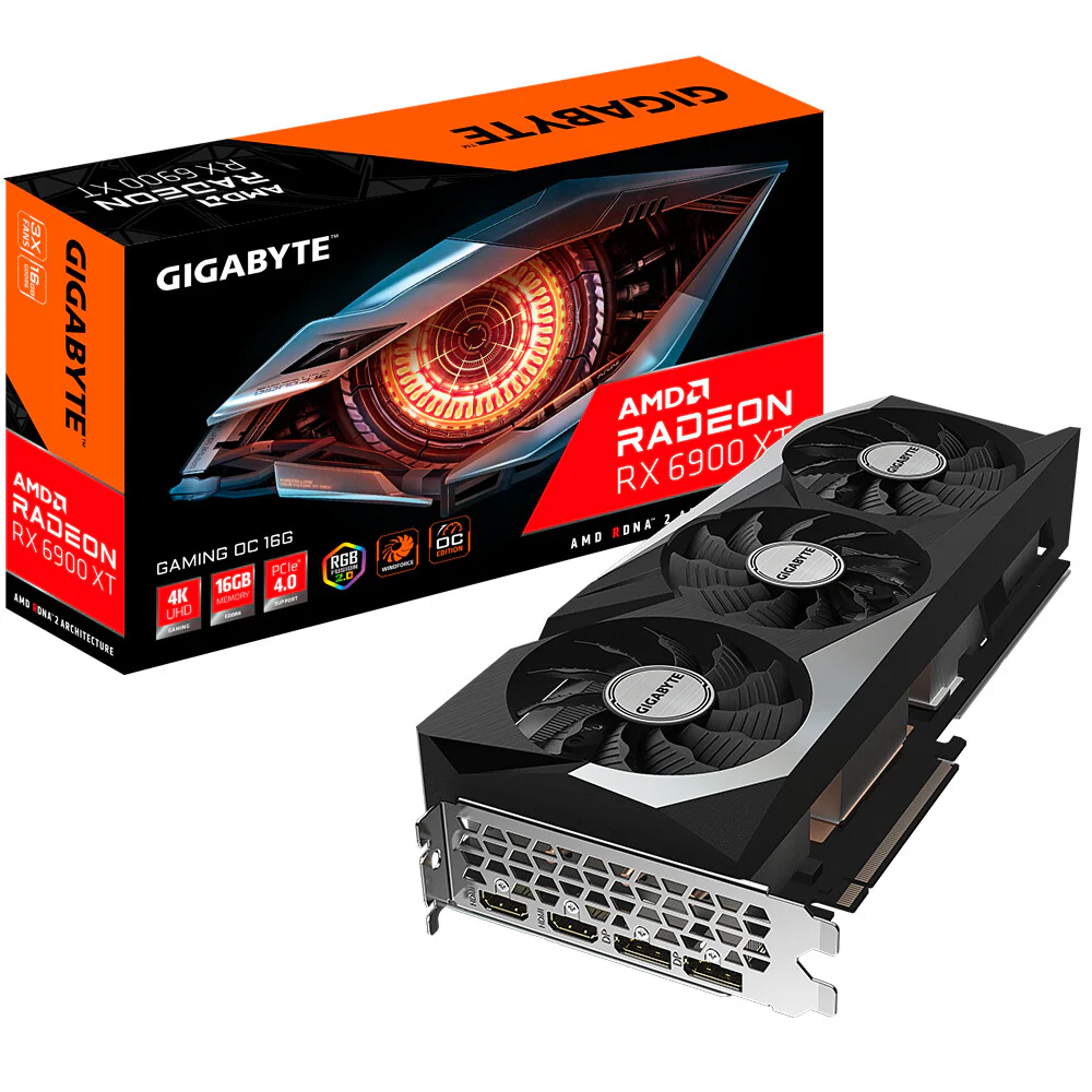 GIGABYTE GAMING OC - AMD 16 GB GDDR6 Radeon RX 6900 XT graphics card