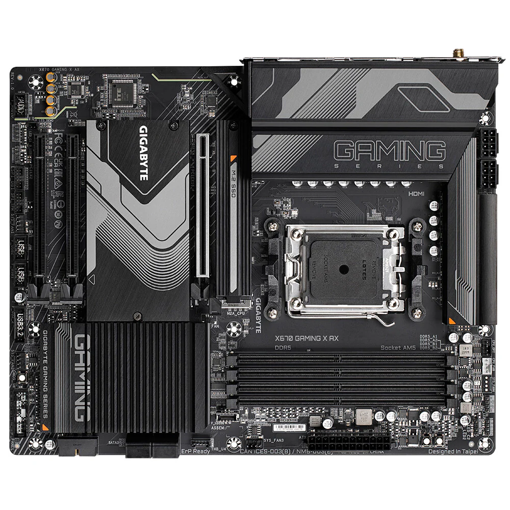 Gigabyte X670 GAMING X AX - AMD X670 Socket AM5 ATX motherboard - Image 3