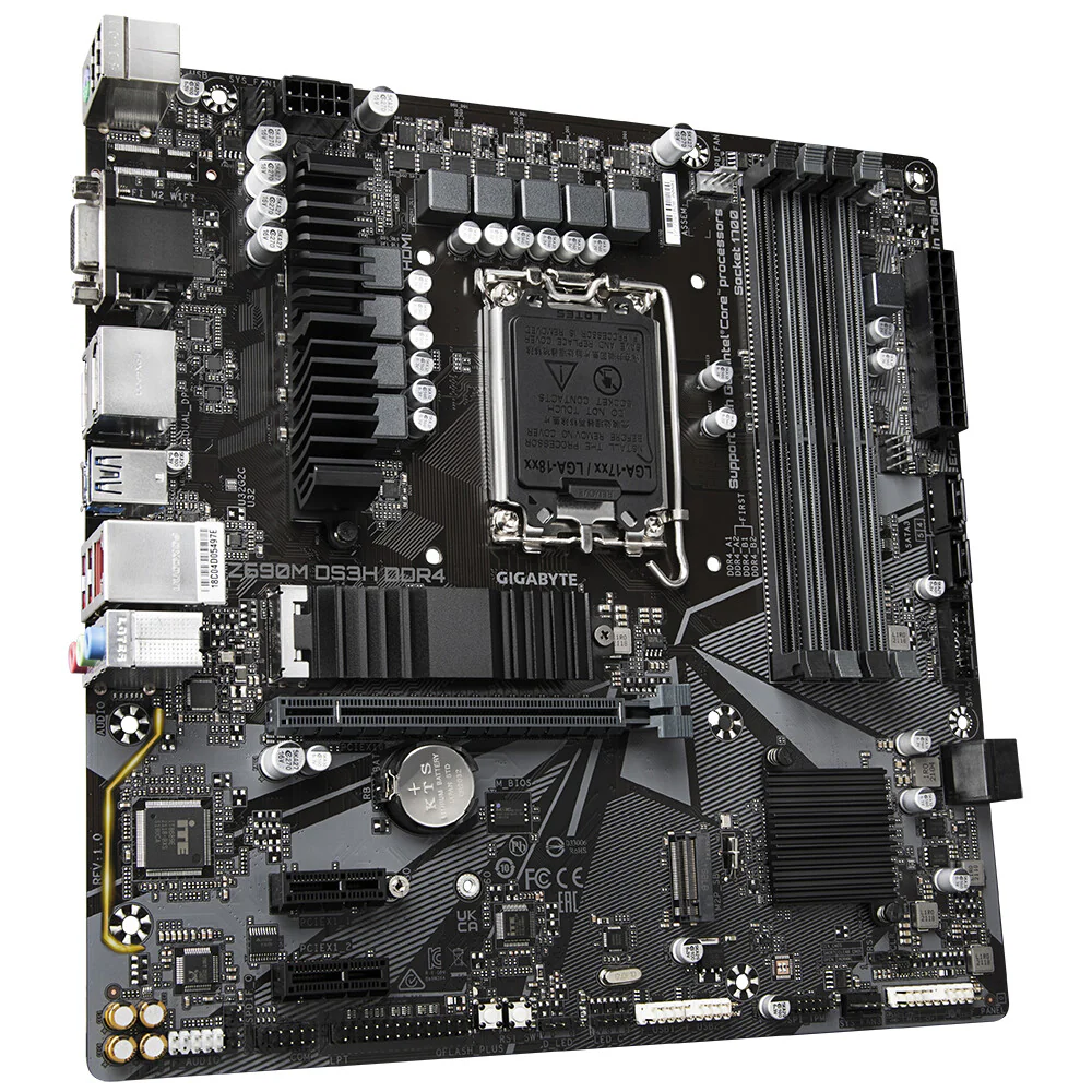 Gigabyte Z690M DS3H DDR4 (rev. 1.0) micro ATX motherboard - Intel Z690 LGA 1700 - Image 3