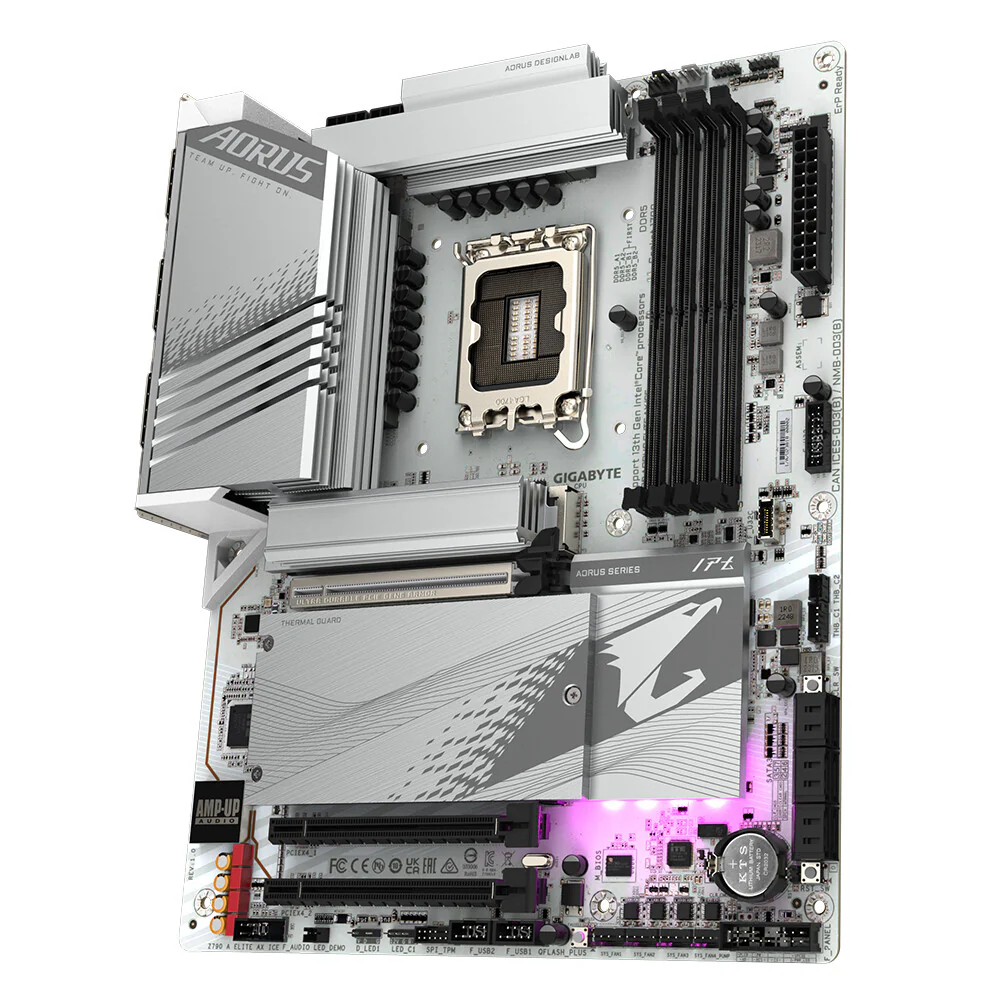Gigabyte Z790 AORUS ELITE AX ICE ATX motherboard - Intel Z790 Express LGA 1700 - Image 4