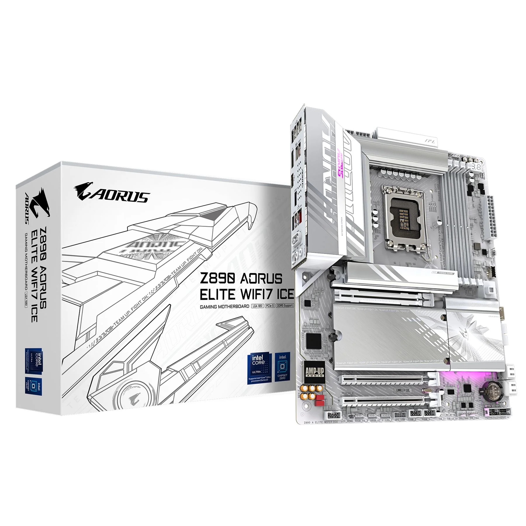 GIGABYTE Z890 AORUS ELITE WIFI7 ICE ATX motherboard - Intel Z890 LGA 1851