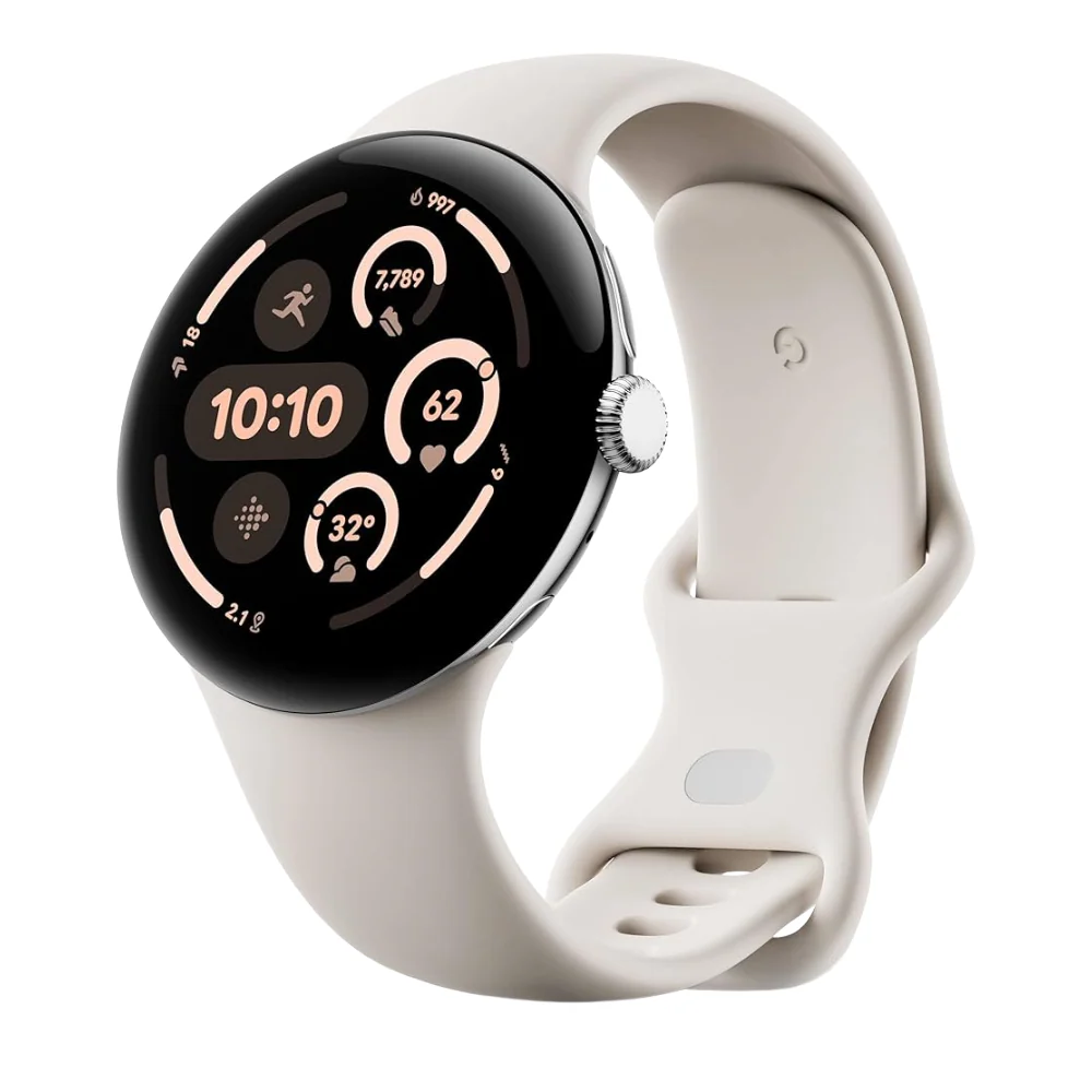 Google Pixel Watch 3 - Polished Silver - 45MM - Refurbished - Image 3