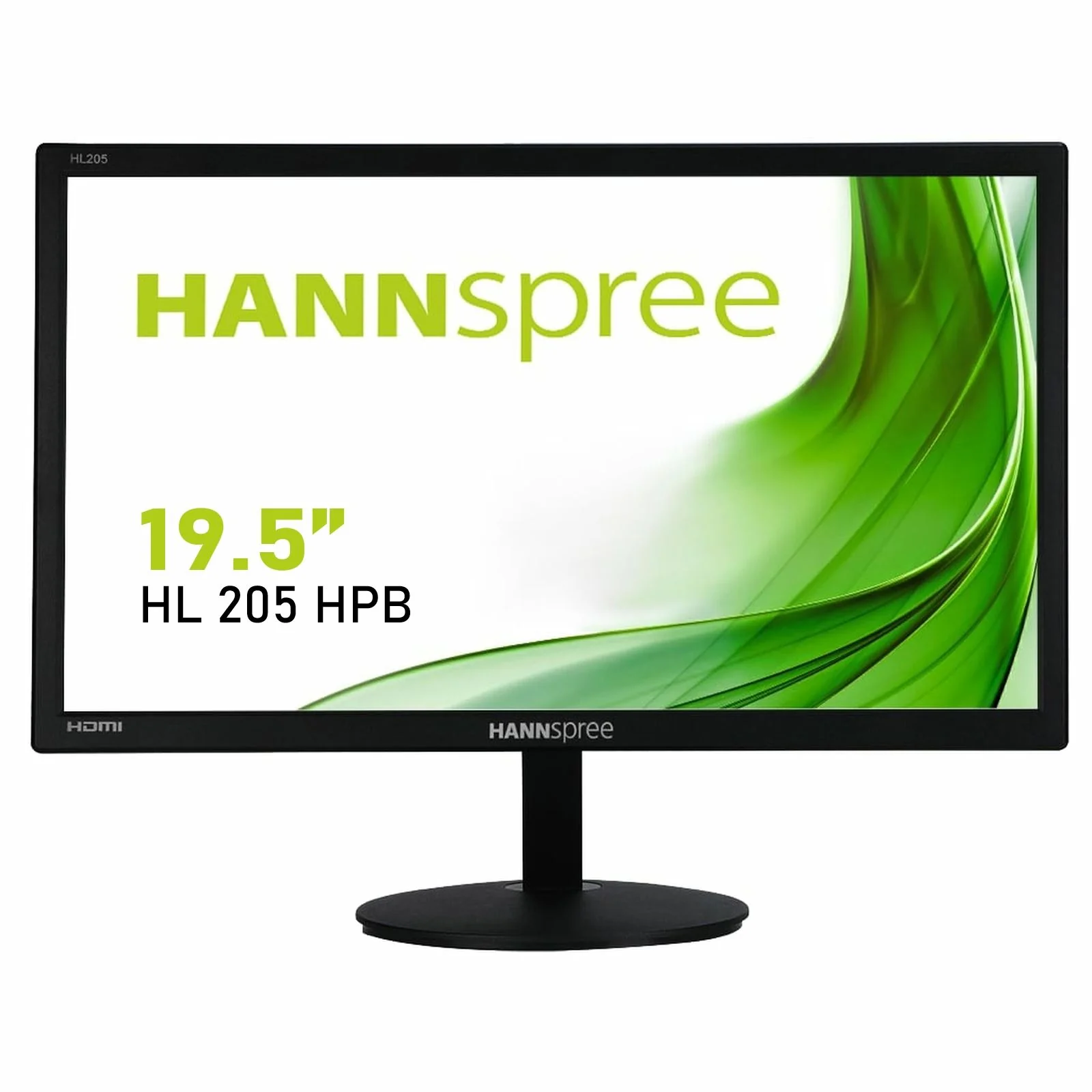 Hannspree HL205HPB Computer Monitor 49.5 cm (19.5") 1600 x 900 pixels HD+ LED Black