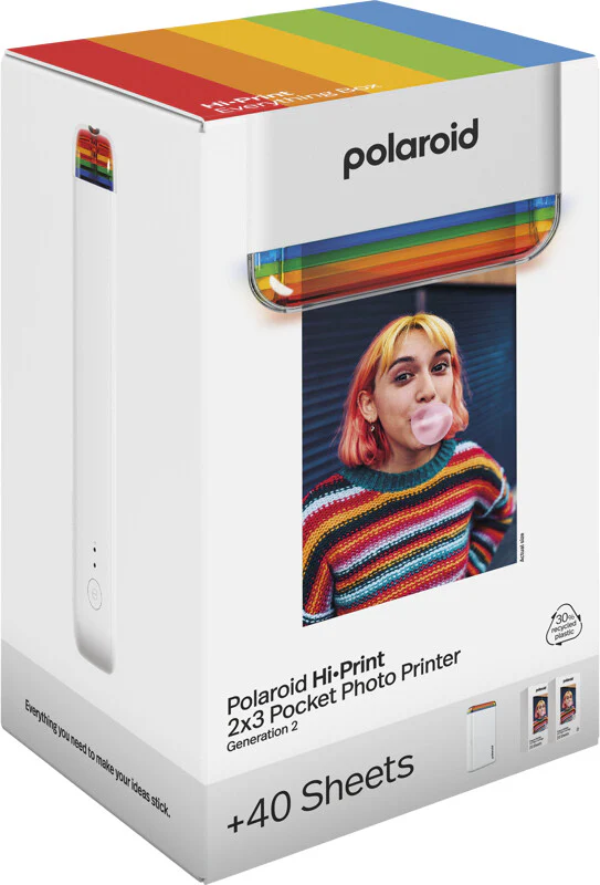 Polaroid Hi-Print (Gen 2) Pocket Printer in White - Image 2