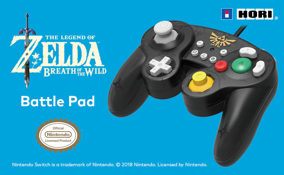 Hori Battle Pad - USB Controller for Nintendo Switch - Zelda - Image 5