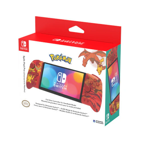 Hori Split Pad Pro -  Game Controllers for Nintendo Switch - Charizard & Pikachu Edition - Image 2