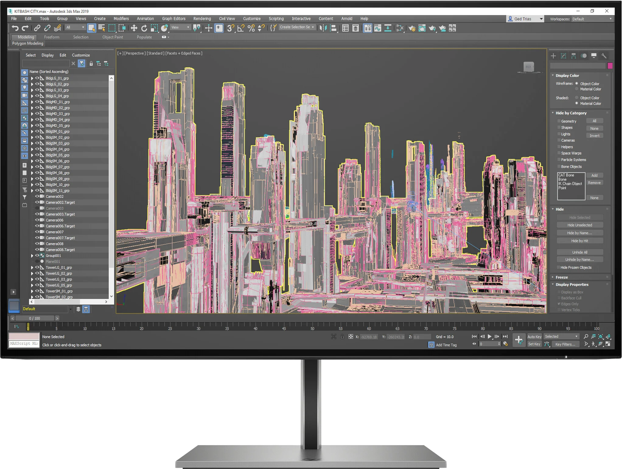 HP Z27U G3 - 68.6 cm (27") - 2560 x 1440 pixels Quad HD Monitor