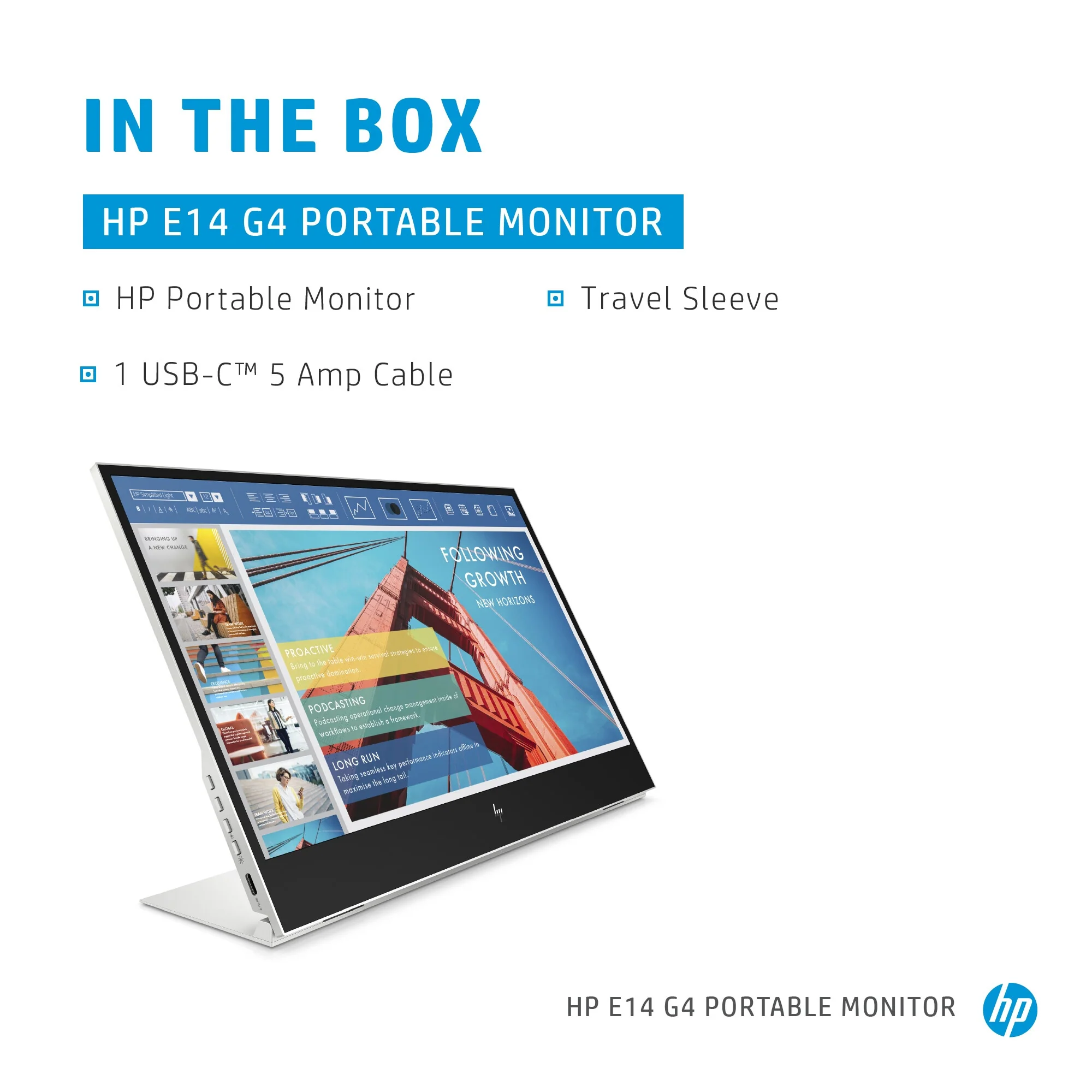 HP E-Series E14 G4 - 35.6 cm (14") - 1920 x 1080 pixels Full HD LED Monitor - Image 14