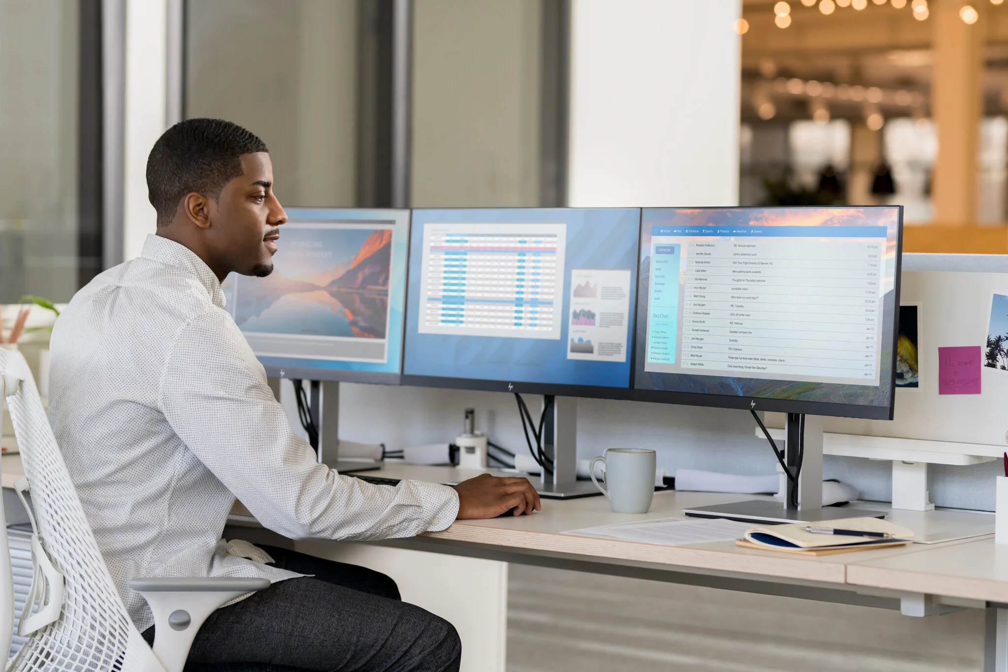 HP E-Series E24d G4 - 60.5 cm (23.8") 1920 x 1080p Full HD Monitor - Image 14