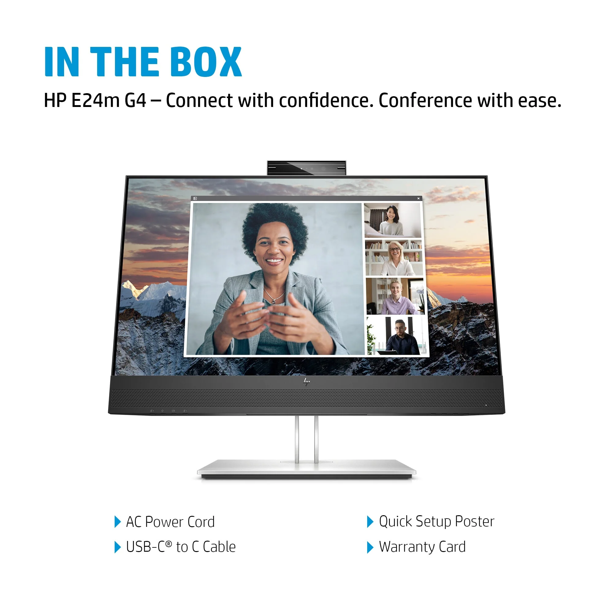 HP E24m G4 FHD USB-C Conferencing Monitor - Image 13