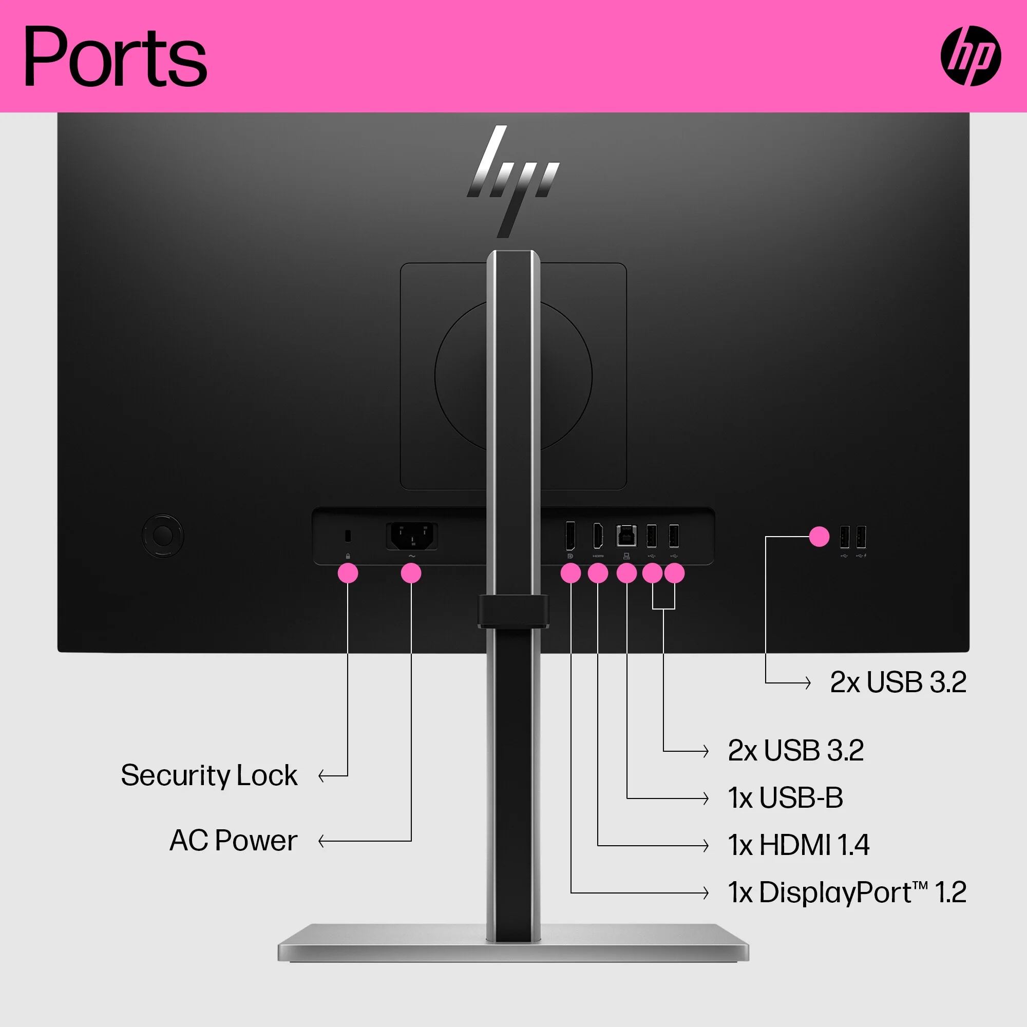 HP E24T G5 - 60.5 cm (23.8") - 1920 x 1080 pixels Full HD Touchscreen Monitor - Image 15