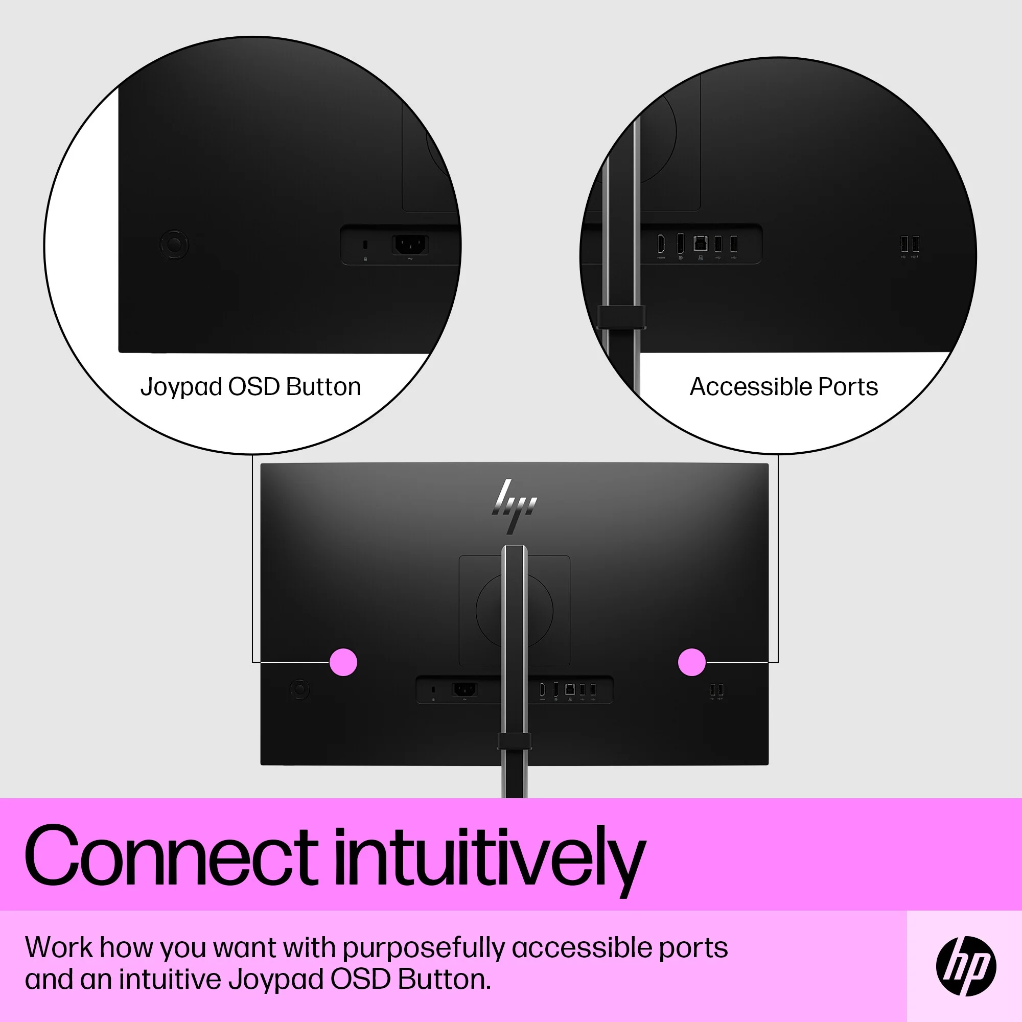 HP E27Q G5 - 68.6 cm (27") - 2560 x 1440 pixels Quad HD LCD Monitor - Image 6