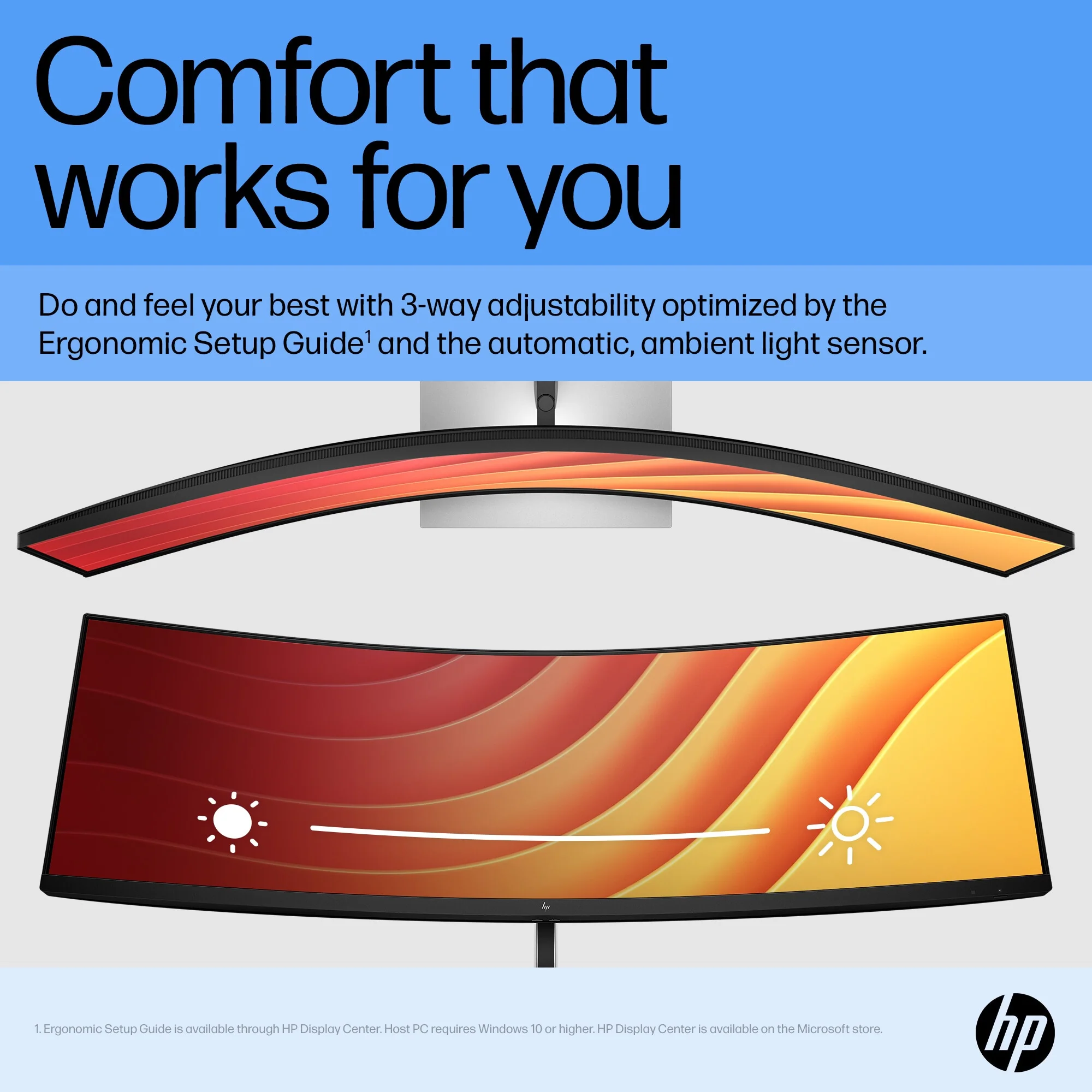 HP E45C G5 DQHD - 113 cm (44.5") - 5120 x 1440 pixels DQHD LCD Monitor - Image 13