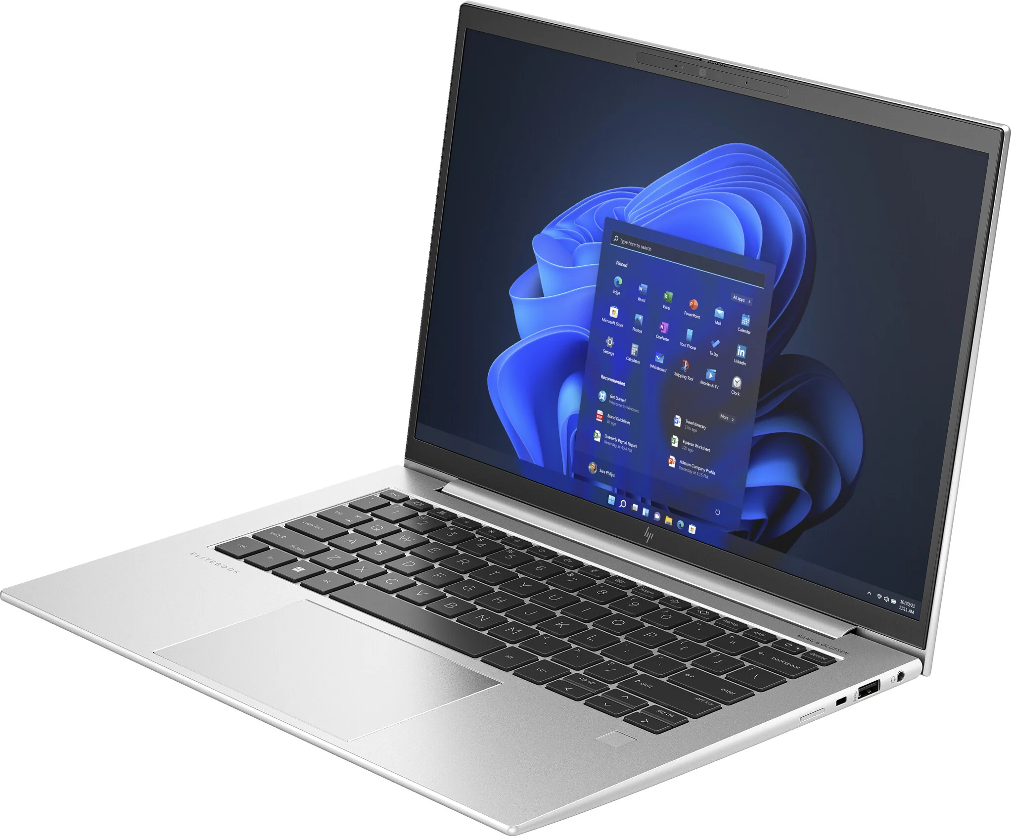 HP EliteBook 1040 14 G10 Laptop - 35.6 cm (14") - Intel® Core™ i7-1365U - 16 GB DDR5-SDRAM - 512 GB SSD - Wi-Fi 6E - Windows 11 Pro - Silver - Image 3