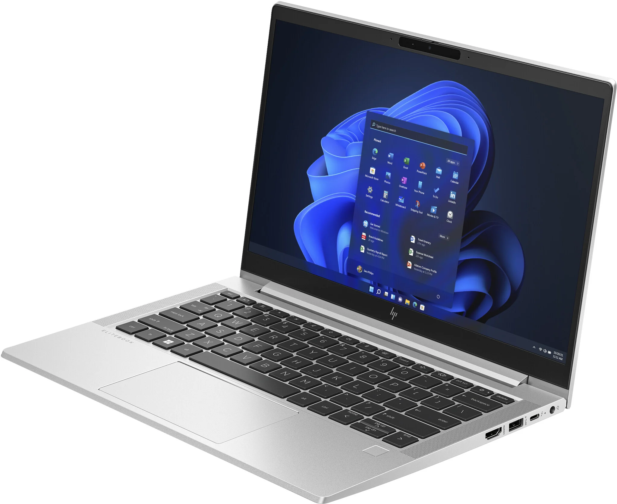 HP EliteBook 630 G10 Laptop - 33.8 cm (13.3") - Intel® Core™ i7-1355U - 32 GB DDR4-SDRAM - 512 GB SSD - Wi-Fi 6E - Windows 11 Pro - Silver - Image 2
