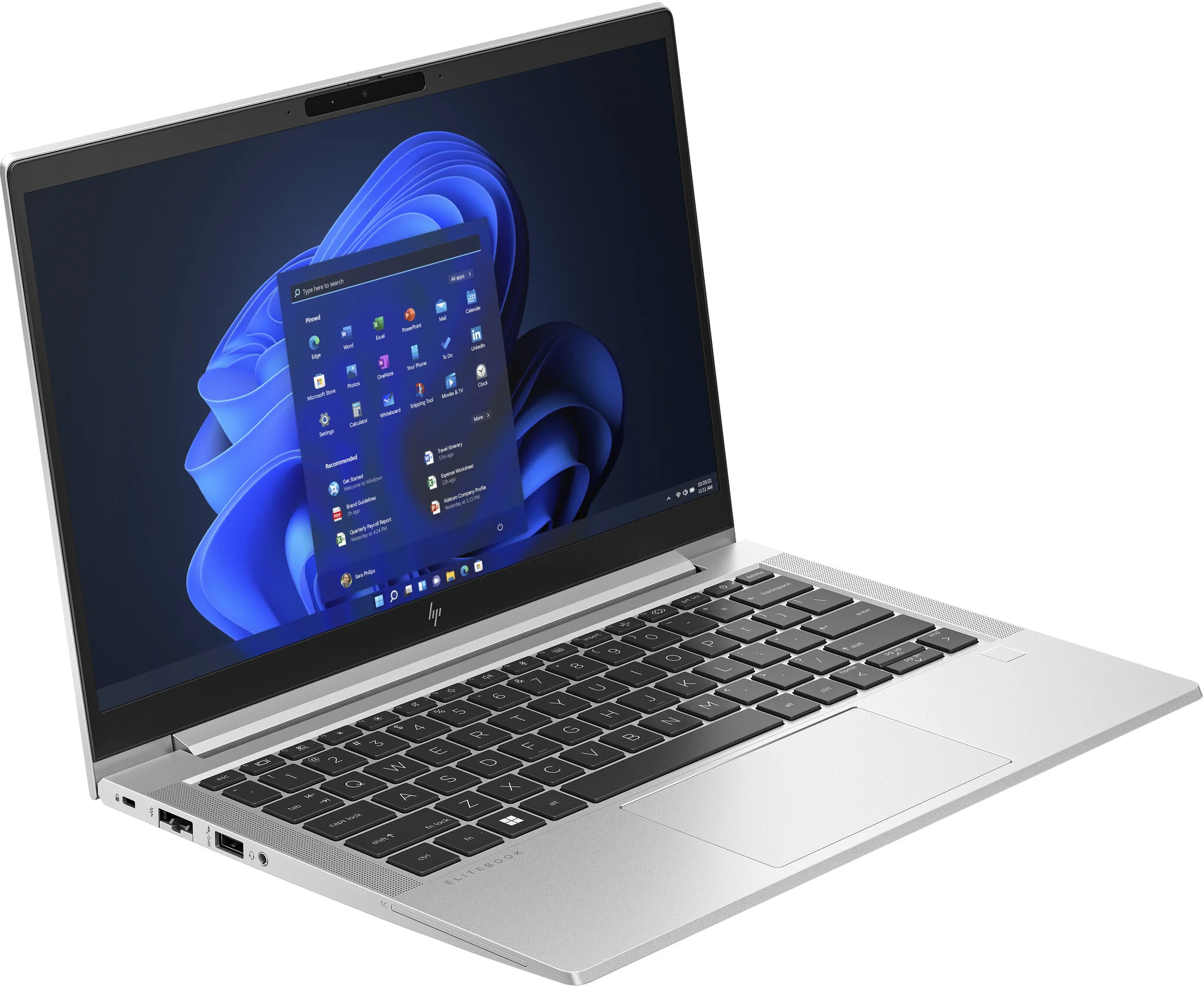 HP EliteBook 630 G10 Laptop - 33.8 cm (13.3") - Intel® Core™ i7-1355U - 32 GB DDR4-SDRAM - 512 GB SSD - Wi-Fi 6E - Windows 11 Pro - Silver - Image 3