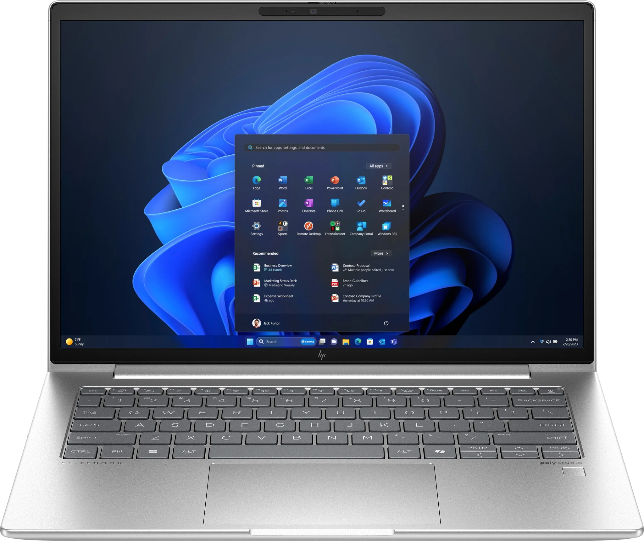 HP EliteBook 640 G11 Laptop - 35.6 cm (14") - Intel Core Ultra 5 125H - 16 GB DDR5-SDRAM - 512 GB SSD - Wi-Fi 6E - Windows 11 Pro - Silver