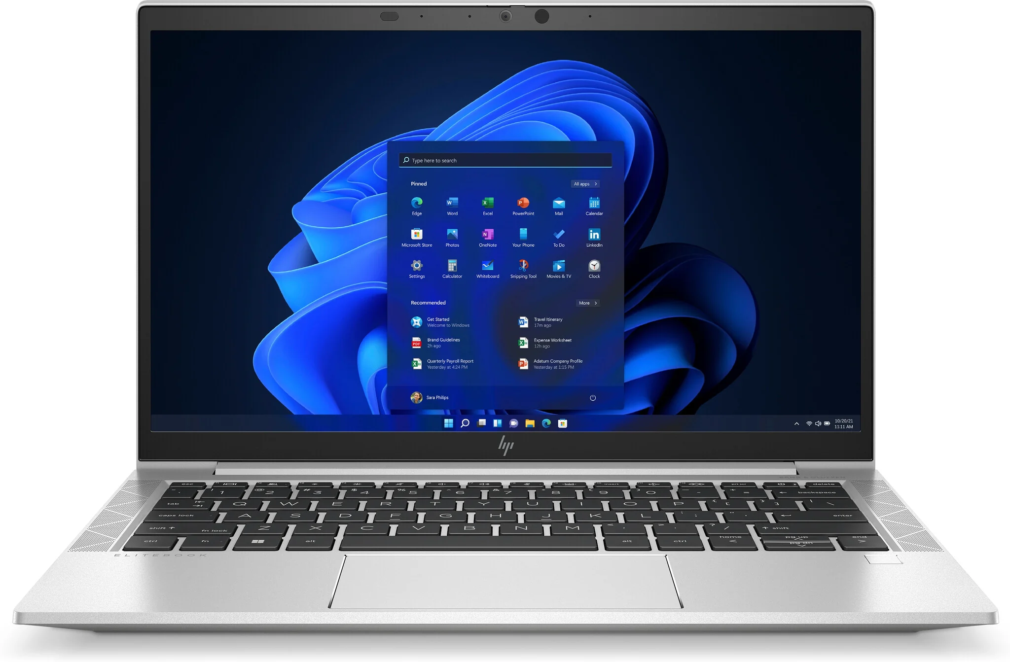 HP EliteBook 830 G8 Laptop - 33.8 cm (13.3") - Intel® Core™ i5-1135G7 - 8 GB DDR4-SDRAM - 256 GB SSD - Wi-Fi 6 - Windows 10 Pro - Silver