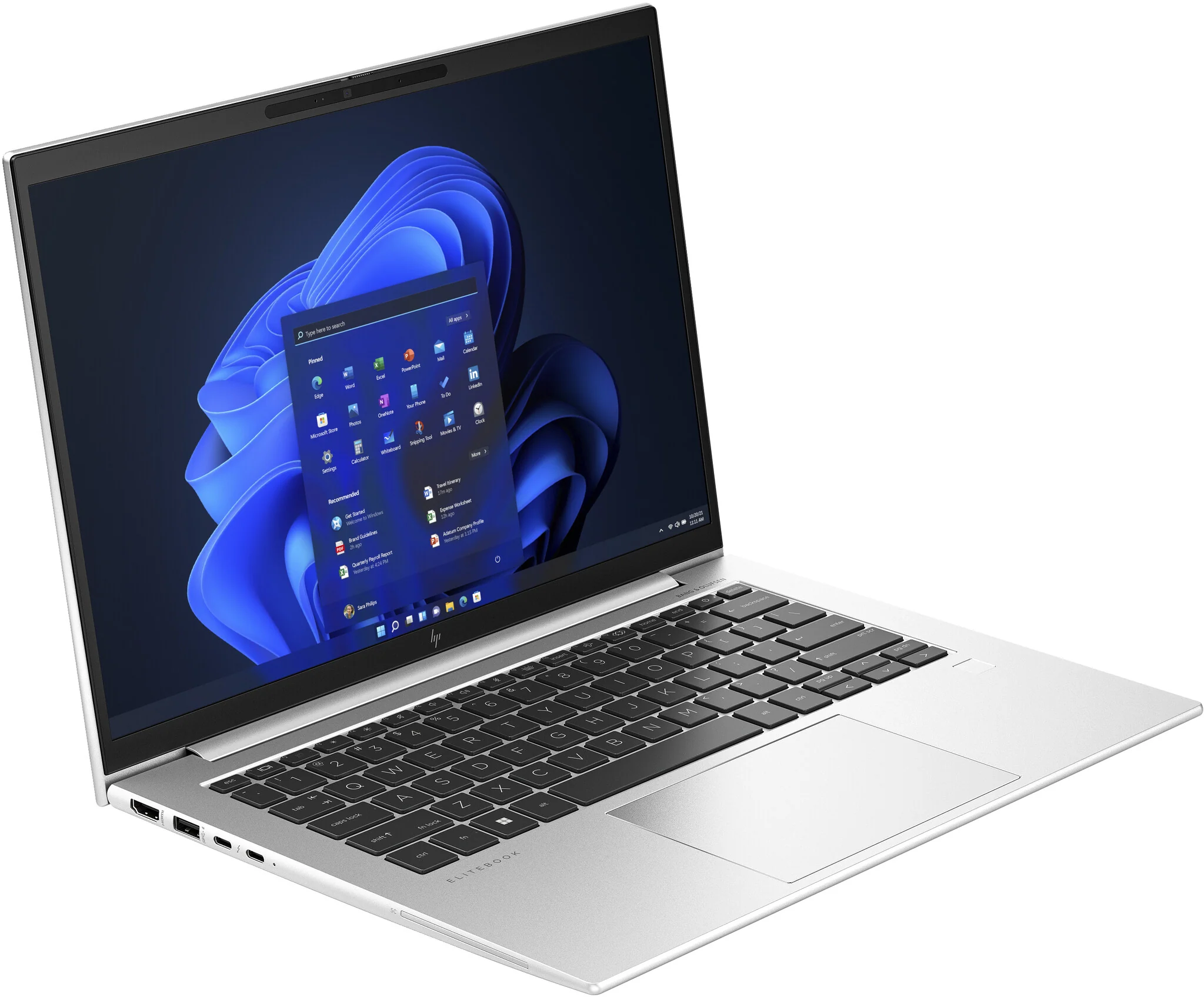 HP EliteBook 840 14 G10 Laptop - 35.6 cm (14") - Intel® Core™ i5-1335U - 16 GB DDR5-SDRAM - 512 GB SSD - Wi-Fi 6E - Windows 11 Pro - Silver - Image 2