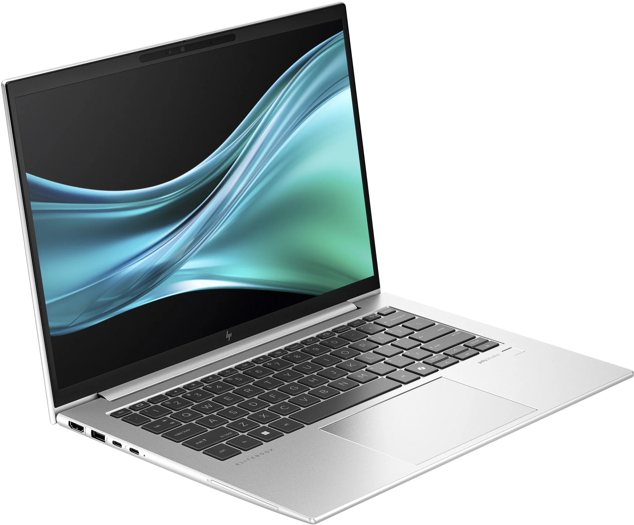HP EliteBook 840 14 G11 Laptop - 35.6 cm (14") - Intel Core Ultra 7 155U - 16 GB DDR5-SDRAM - 512 GB SSD - Wi-Fi 6E - Windows 11 Pro - Silver - Image 3