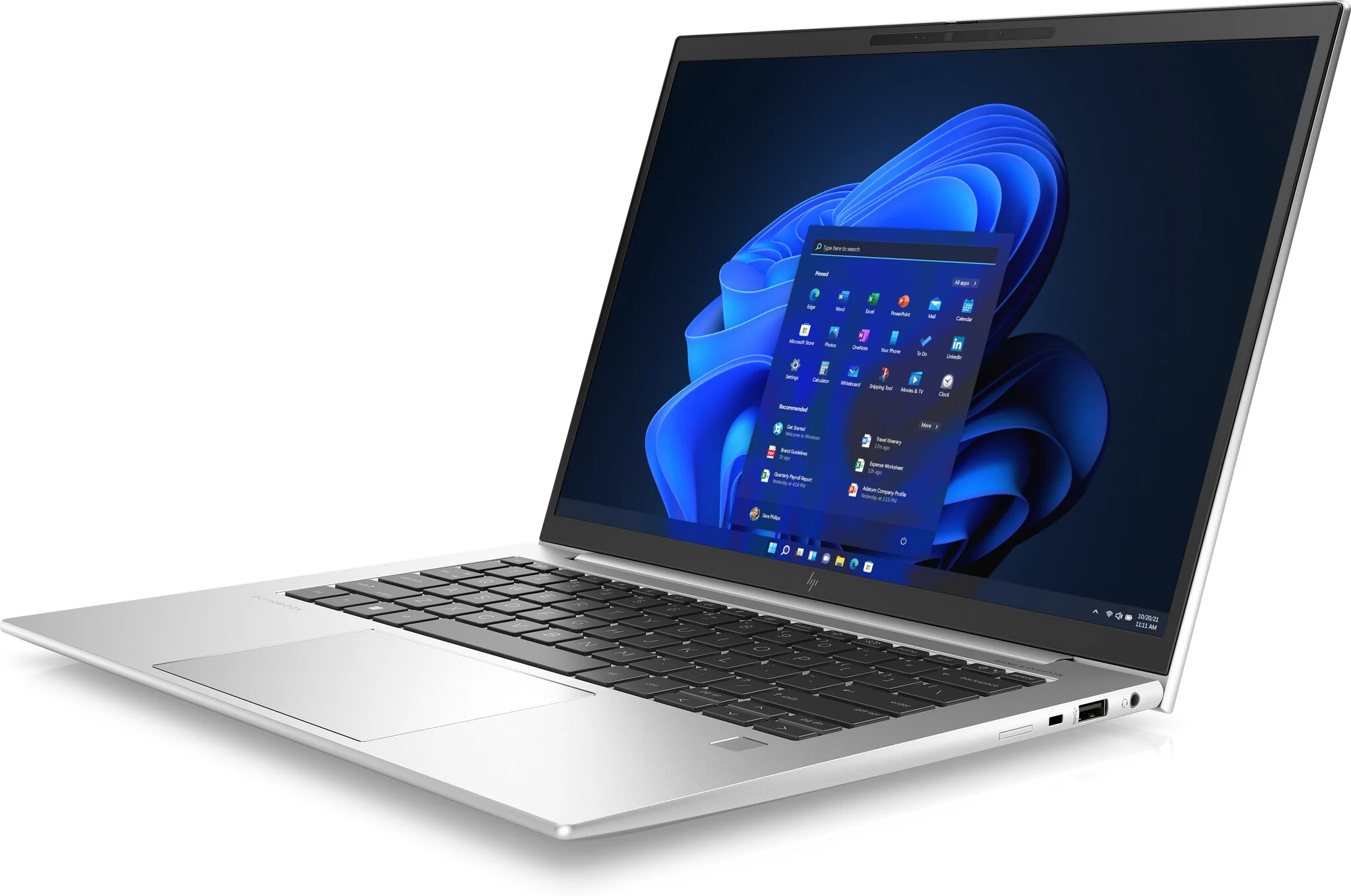 HP EliteBook 840 G9 Laptop - 35.6 cm (14") - Intel® Core™ i5-1245U - 16 GB DDR5-SDRAM - 256 GB SSD - Wi-Fi 6E - Windows 11 Pro - Silver - Image 3