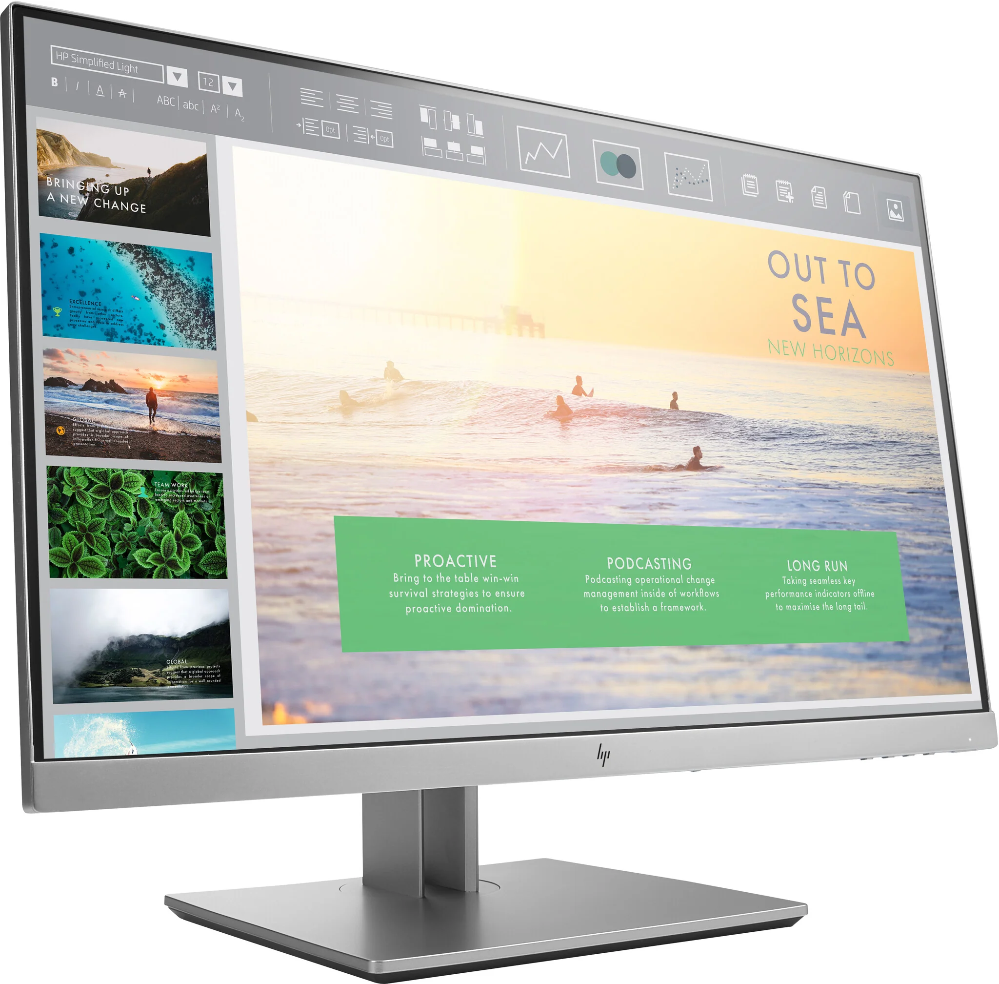 HP EliteDisplay E233 - 58.4 cm (23") - 1920 x 1080 pixels Full HD LED Monitor - Image 2