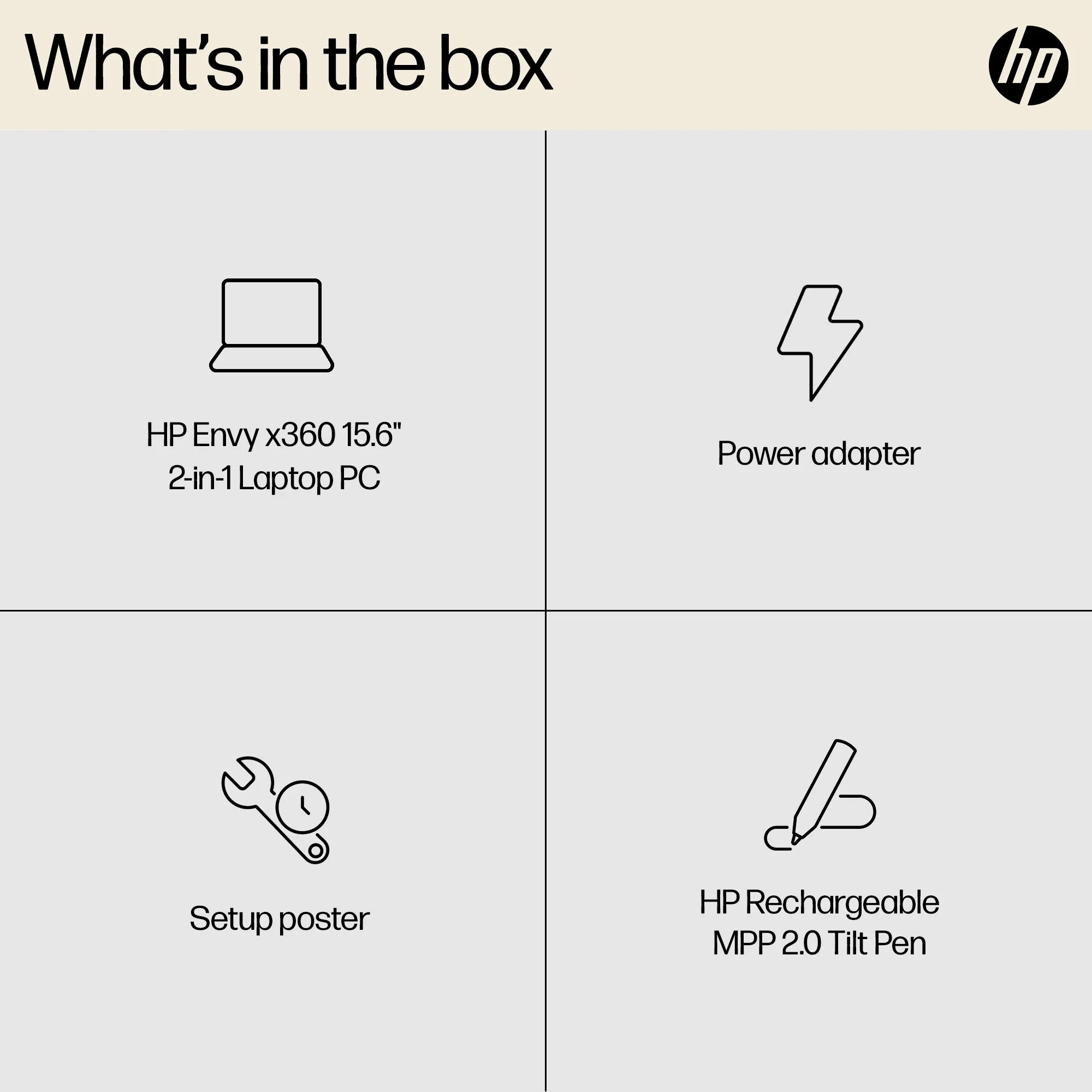 HP ENVY x360 Hybrid (2-in-1) - 39.6 cm (15.6") - Touchscreen - Intel® Core™ i5-1335U - 8 GB LPDDR5-SDRAM - 512 GB SSD - Wi-Fi 6E - Windows 11 Home - Silver - Image 15