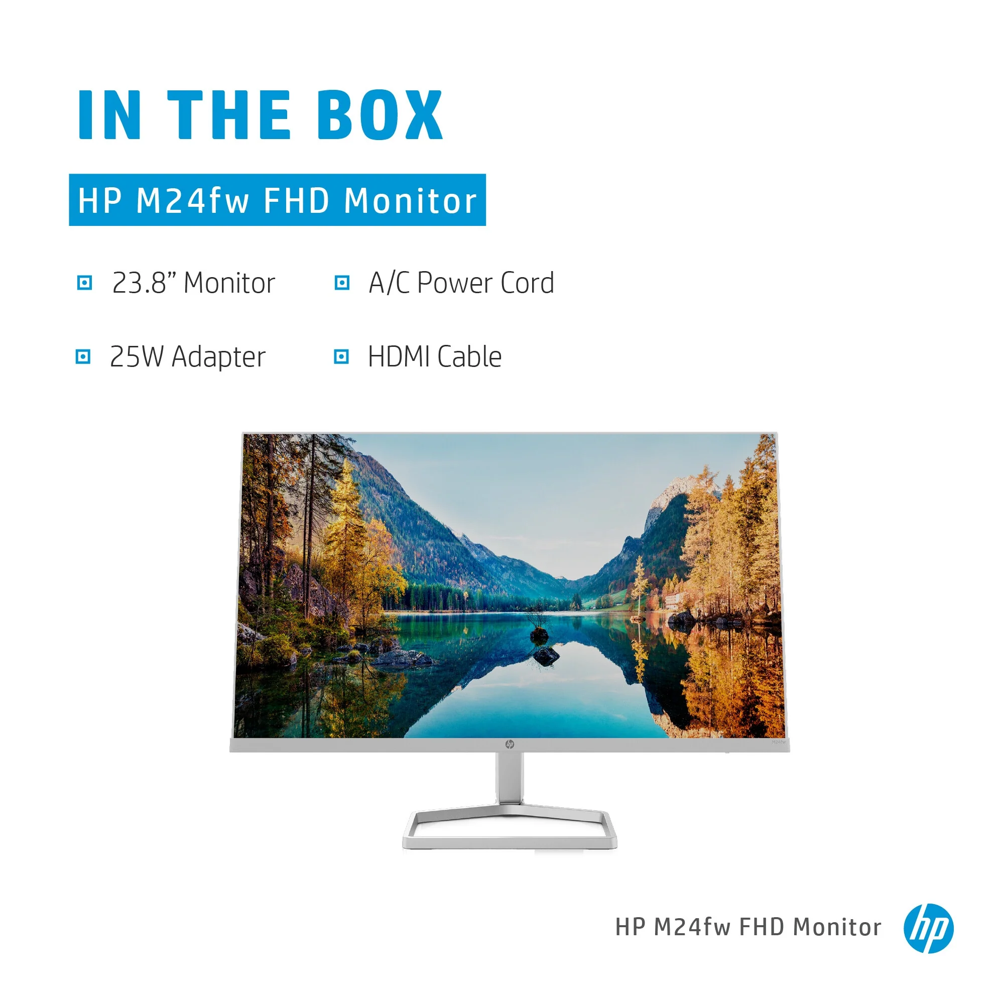 HP M24FW - 60.5 cm (23.8") - 1920 x 1080 pixels Full HD LED Monitor - Image 7