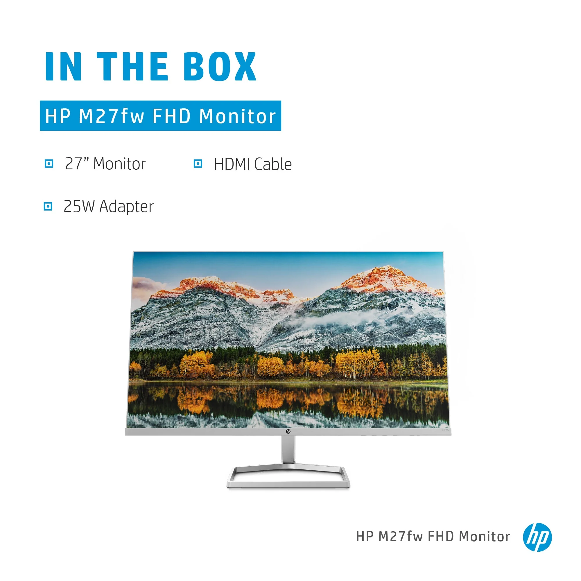 HP M27fw - 68.6 cm (27") -  1920 x 1080 pixels Full HD Monitor - Image 10