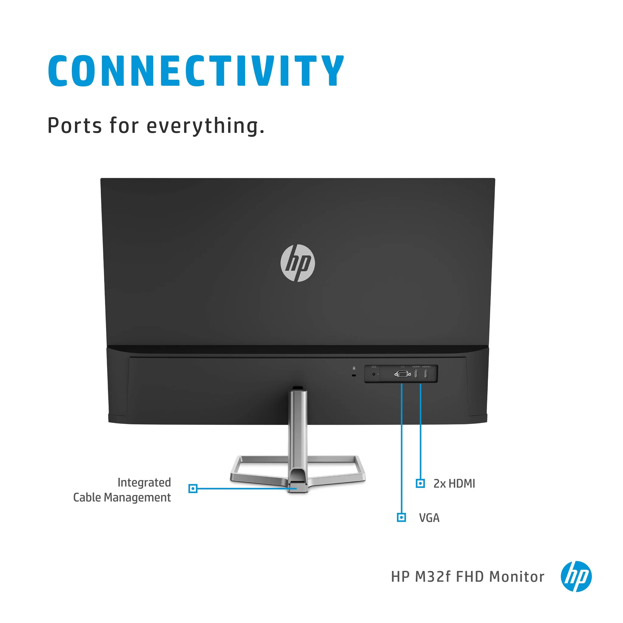 HP M32f - 80 cm (31.5") - 1920 x 1080 pixels Full HD Monitor - Image 12
