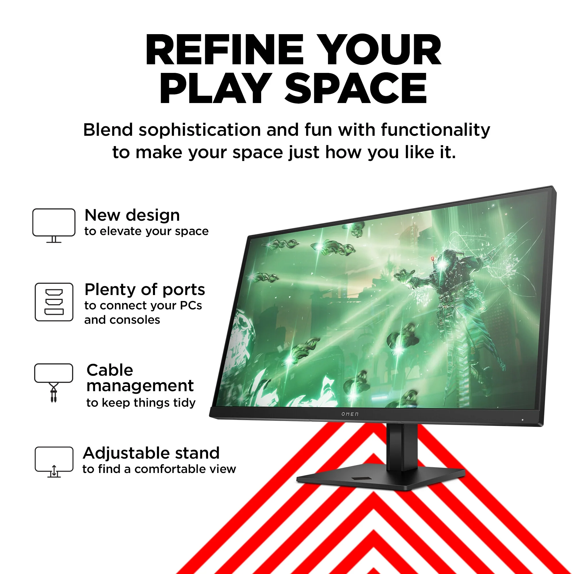 HP OMEN 27Q - 68.6 cm (27") - 2560 x 1440 pixels QHD Monitor - Image 14