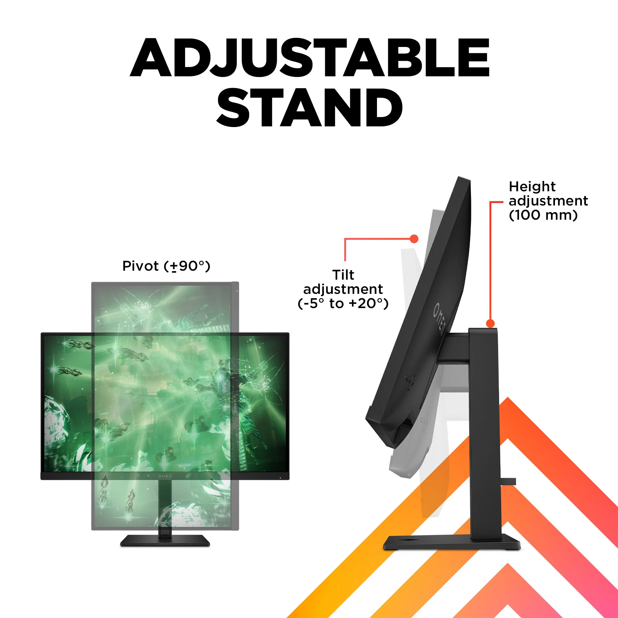 HP OMEN - 68.6 cm (27") - 2560 x 1440 pixels Quad HD Gaming Monitor - Image 10