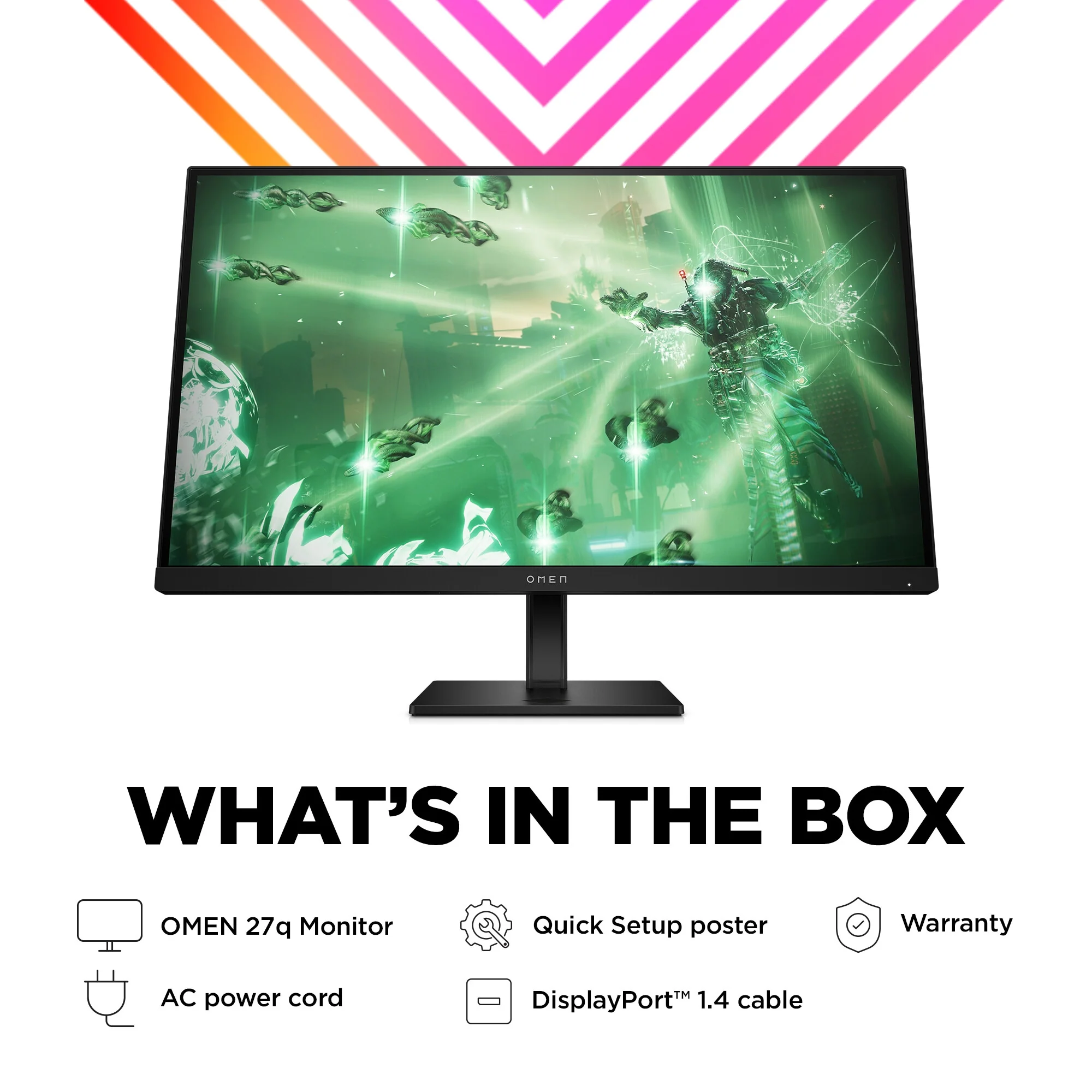HP OMEN - 68.6 cm (27") - 2560 x 1440 pixels Quad HD Gaming Monitor - Image 9