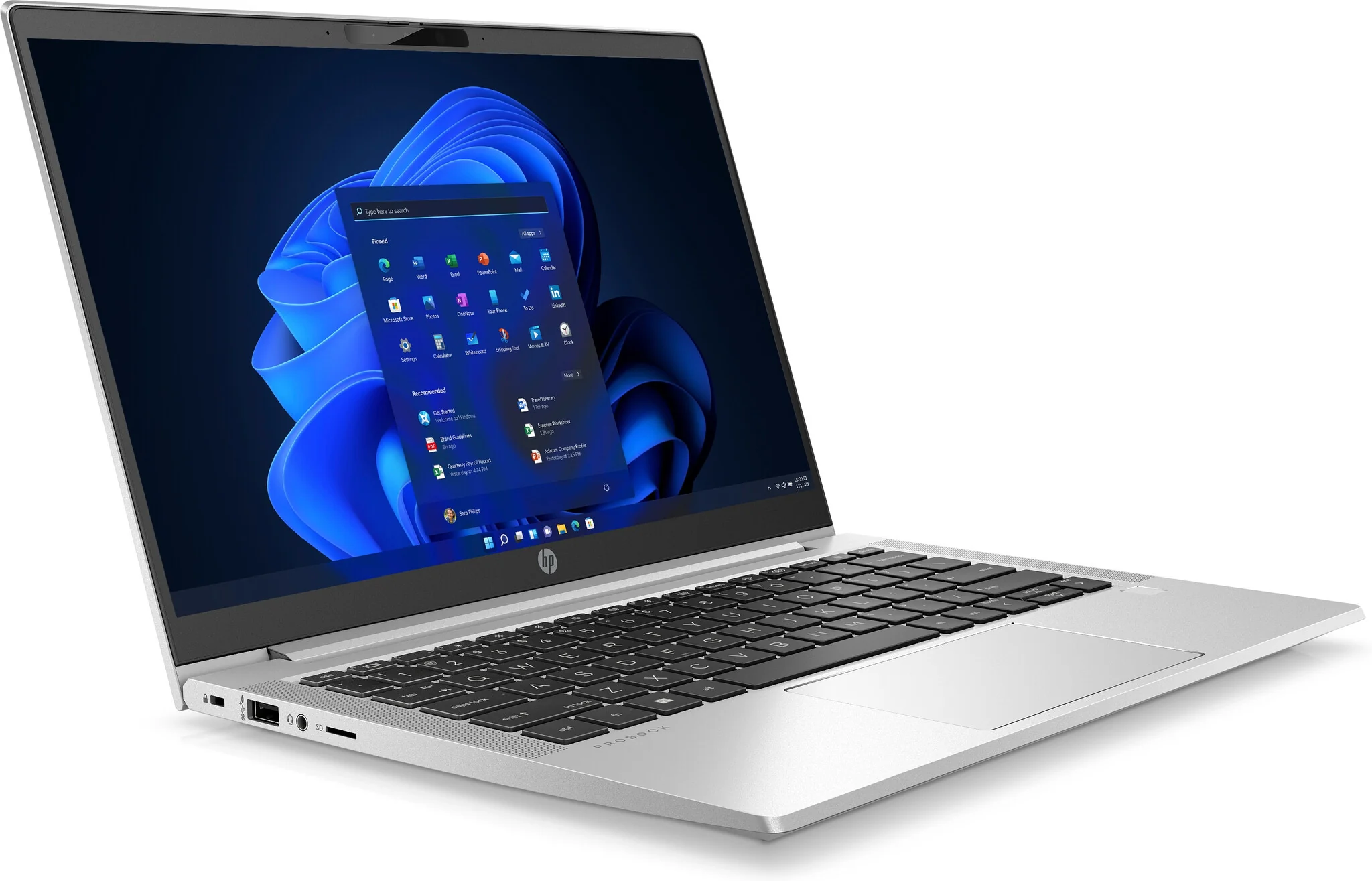 HP ProBook 430 G8 Laptop - 33.8 cm (13.3") - Touchscreen - Intel® Core™ i5-1135G7 - 8 GB DDR4-SDRAM - 256 GB SSD - Wi-Fi 6 - Windows 10 Pro - Silver - Image 2