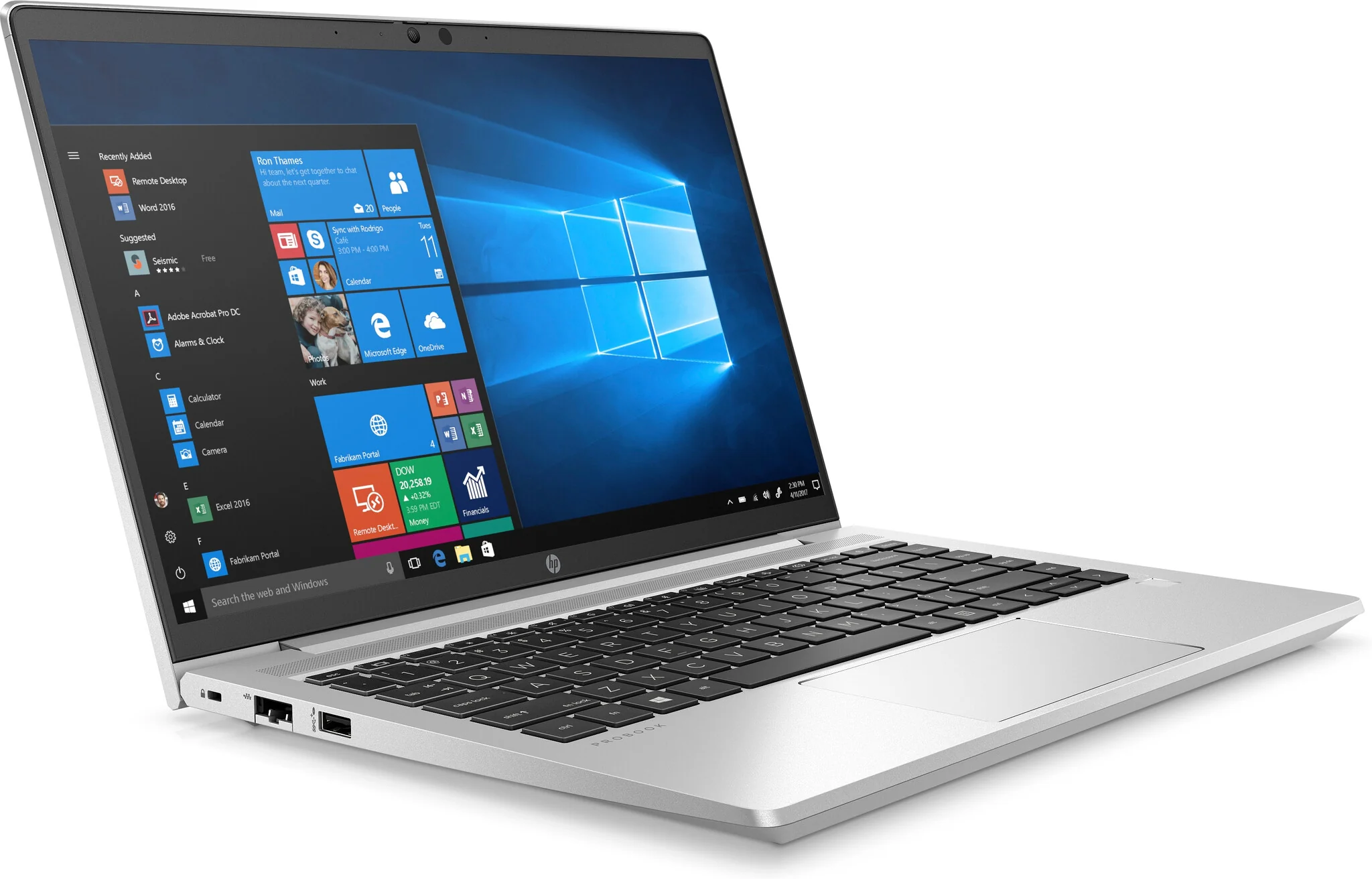HP ProBook 440 G8 Laptop - 35.6 cm (14") - Intel® Core™ i5-1135G7 - 8 GB DDR4-SDRAM - 256 GB SSD - Wi-Fi 6 - Windows 10 Pro - Silver - Image 2