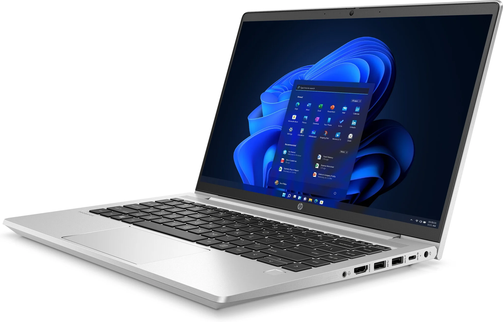 HP ProBook 440 G9 Laptop - 35.6 cm (14") - Intel® Core™ i7-1255U - 16 GB DDR4-SDRAM - 1 TB SSD - Wi-Fi 6E - Windows 11 Pro - Silver - Image 3
