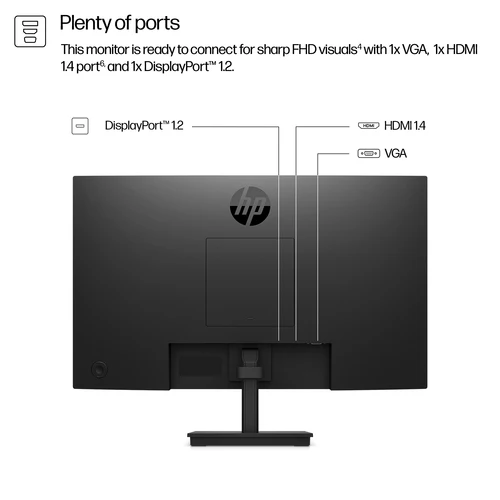 HP Series 3 Pro 324PF - 60.5 cm (23.8") - 1920 x 1080 pixels FHD LED Monitor - Image 7