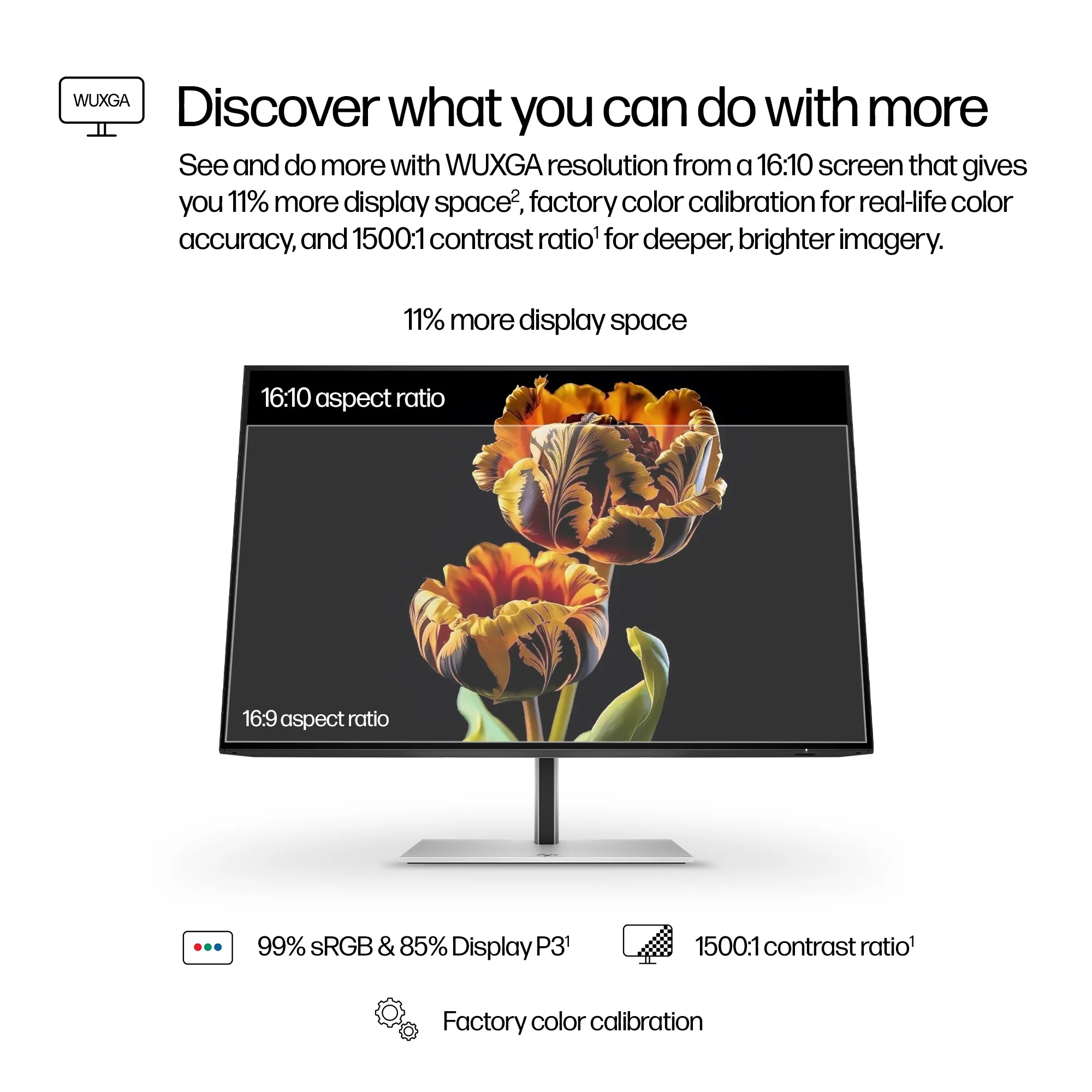 HP Series 7 Pro 24 inch WUXGA Monitor - 724pn - Image 9