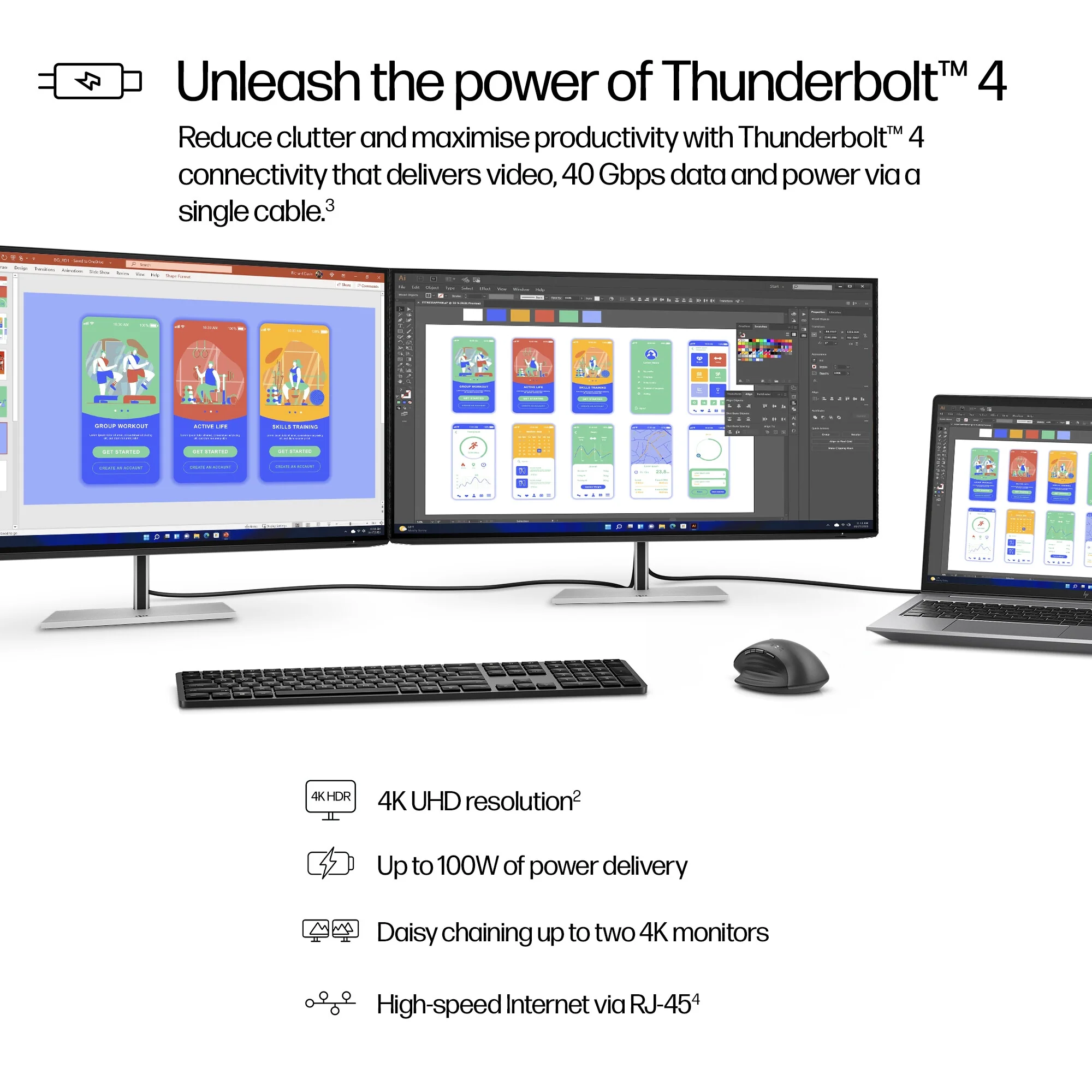 HP Series 7 Pro 31.5 inch 4K Thunderbolt 4 Monitor - 732pk - Image 10