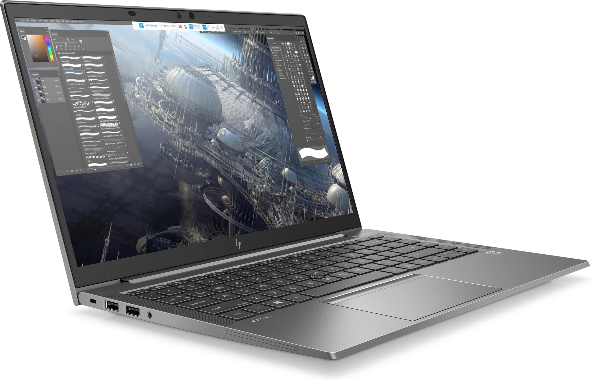 HP ZBook Firefly 14 G8 Laptop - 35.6 cm (14") - Intel® Core™ i7-1165G7 - 16 GB DDR4-SDRAM - 512 GB SSD - NVIDIA Quadro T500 - Wi-Fi 6 - Windows 11 Pro - Grey - Image 3