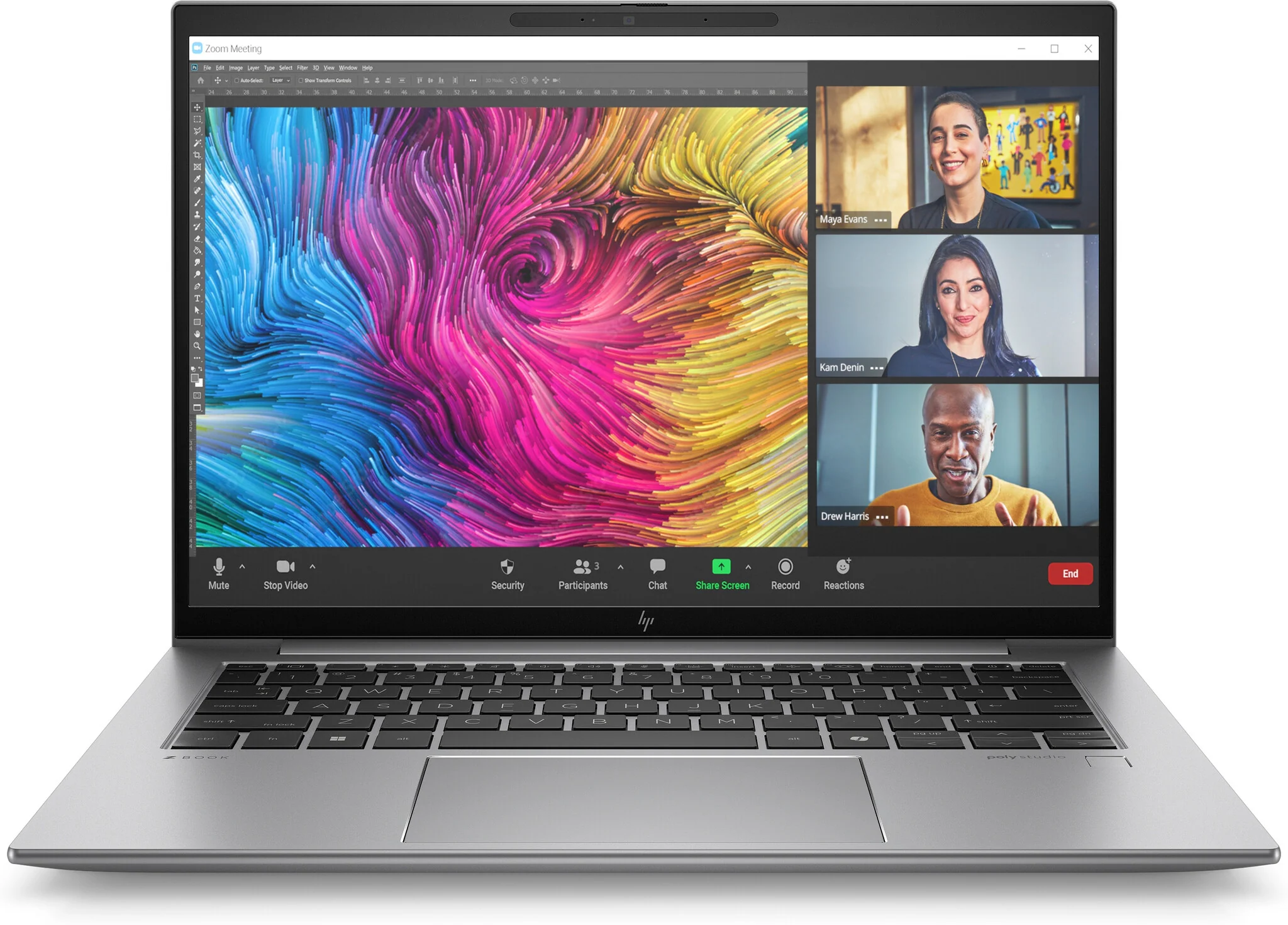 HP ZBook Firefly G11 Laptop - 35.6 cm (14") - Intel Core Ultra 7 155H - 32 GB DDR5-SDRAM - 1 TB SSD - NVIDIA RTX A500 - Wi-Fi 6E - Windows 11 Pro - Grey