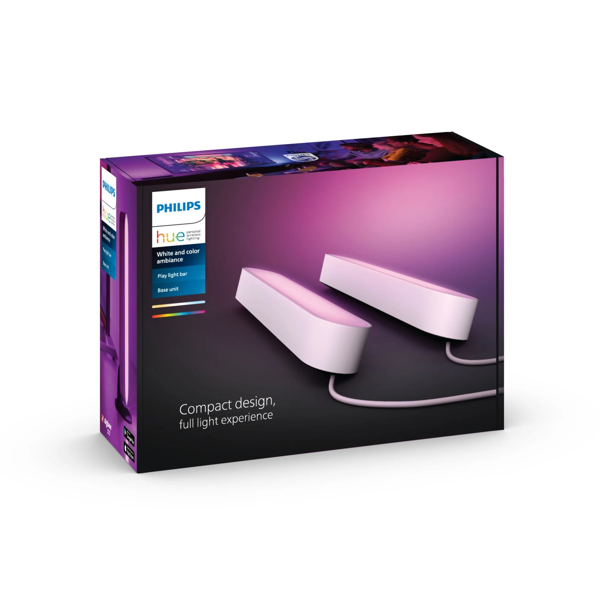 Philips Hue Play light bar in White - White and colour ambience (Pack of 2) - Image 10