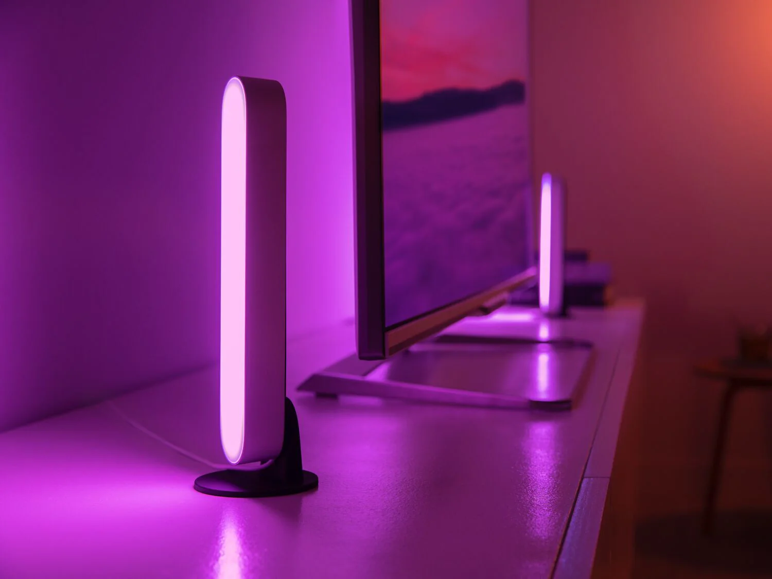 Philips Hue Play light bar in White - White and colour ambience (Pack of 2) - Image 5